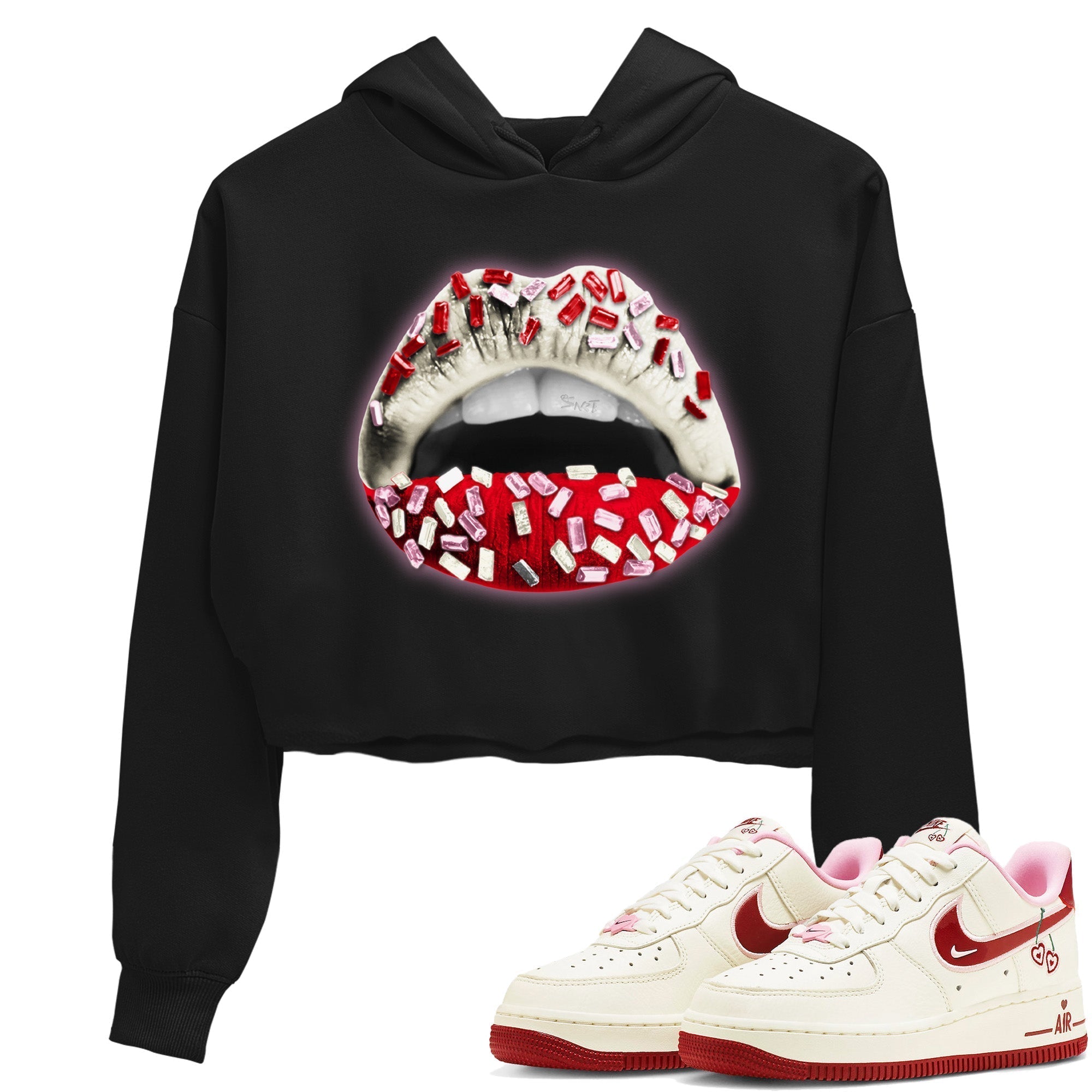 Lips Jewel Women's Tops - Air Force 1 Valentines Day