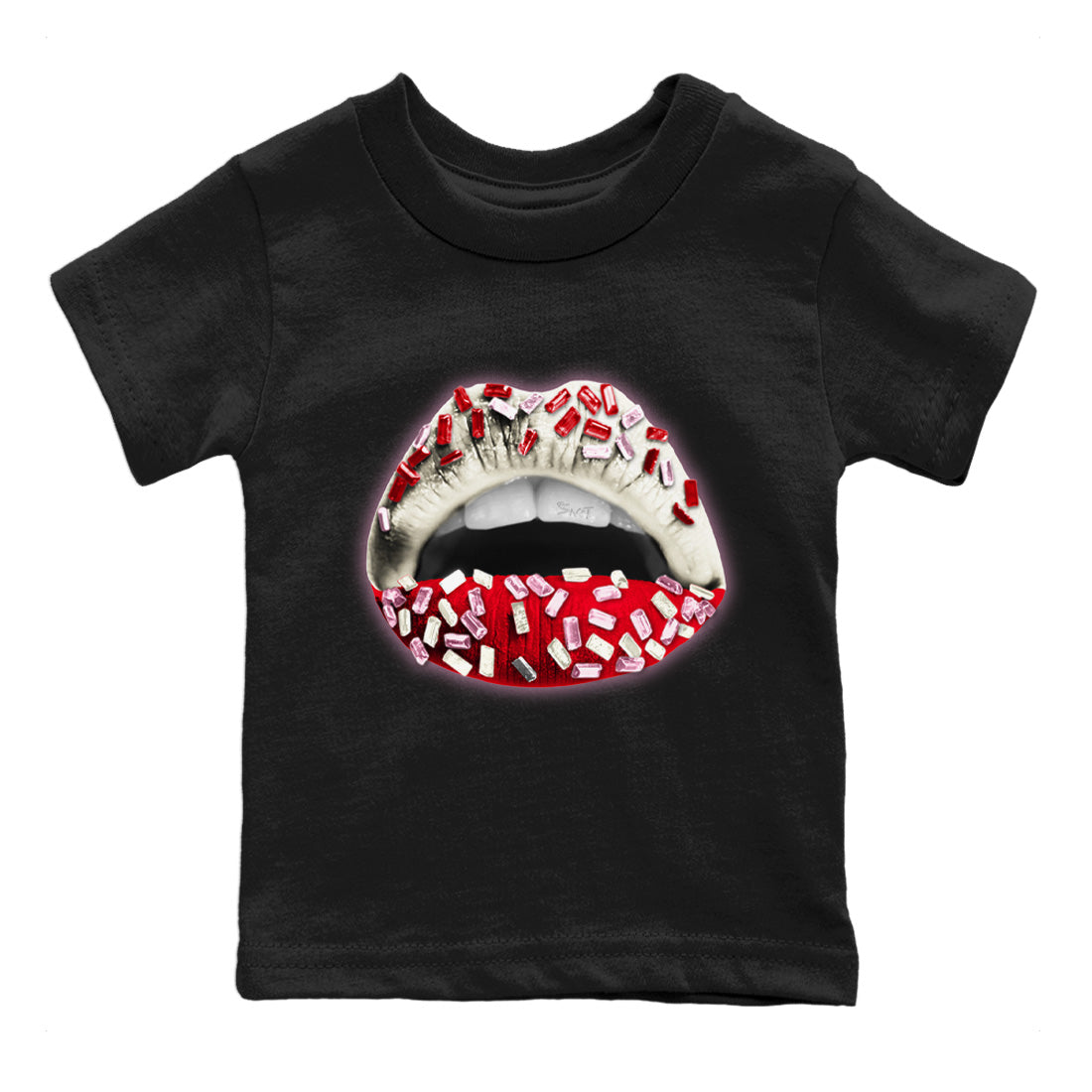 Lips Jewel Kids Tops - Air Force 1 Valentines Day