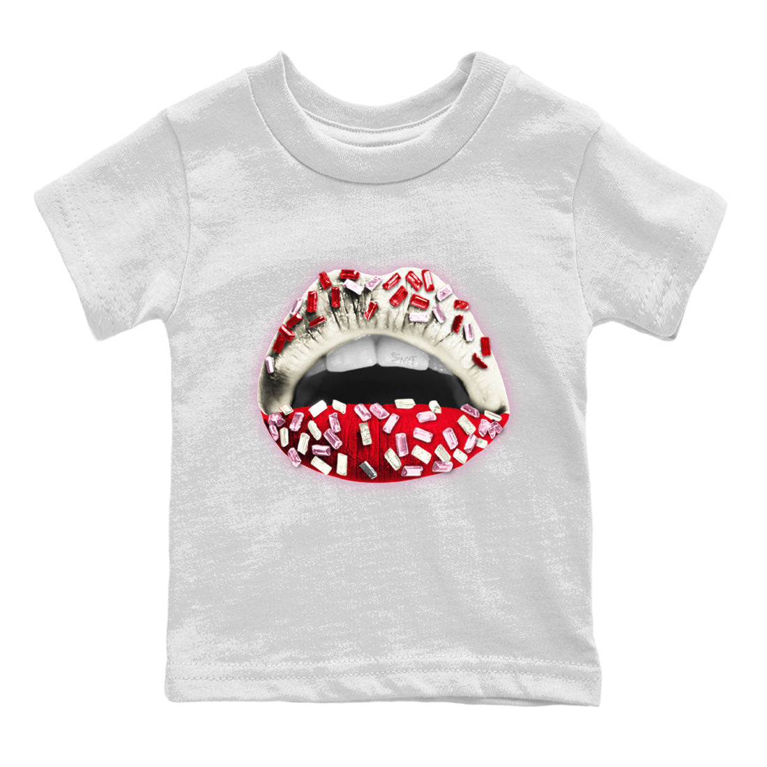 Lips Jewel Kids Tops - Air Force 1 Valentines Day