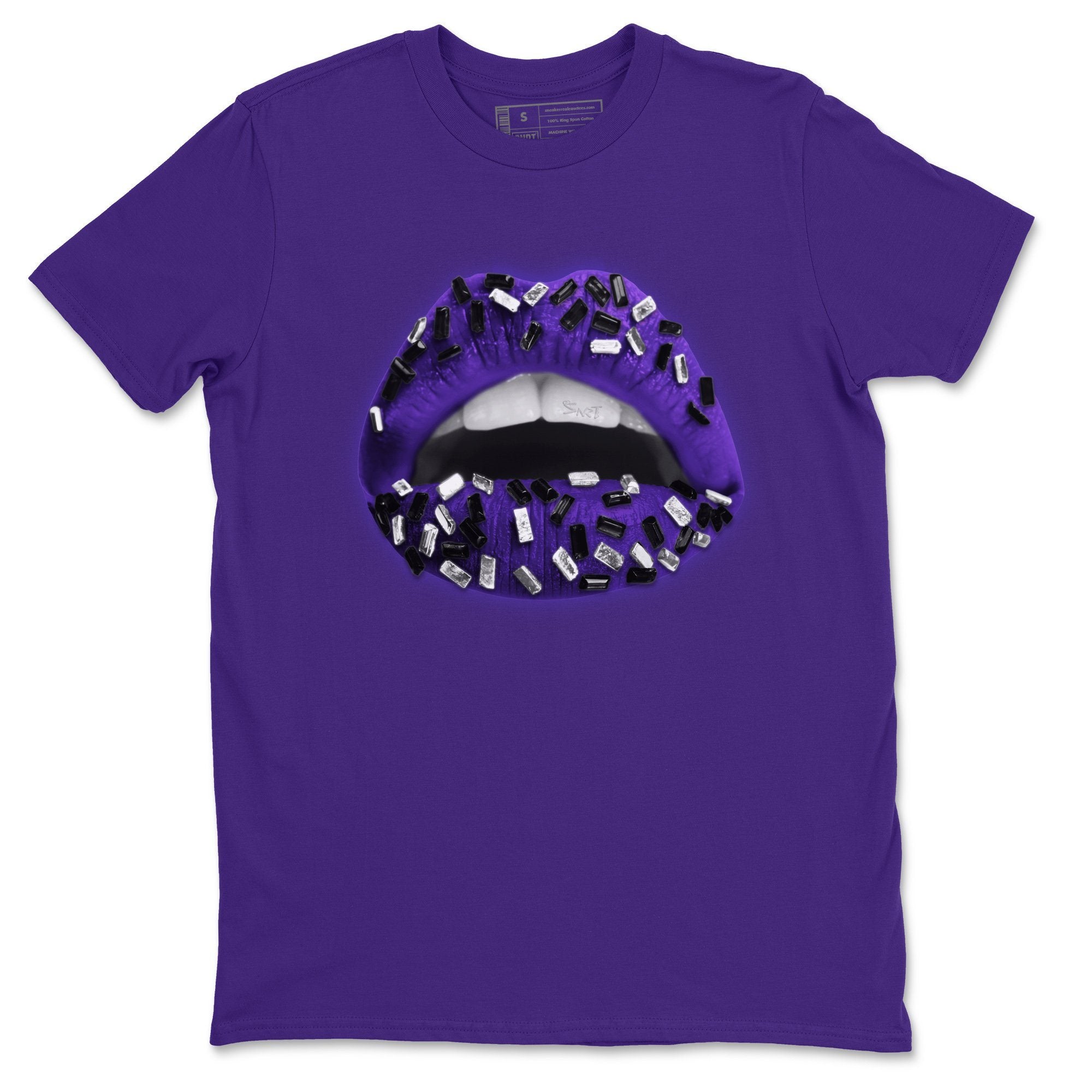 Lips Jewel Unisex Tops - Air Jordan 1 Court Purple