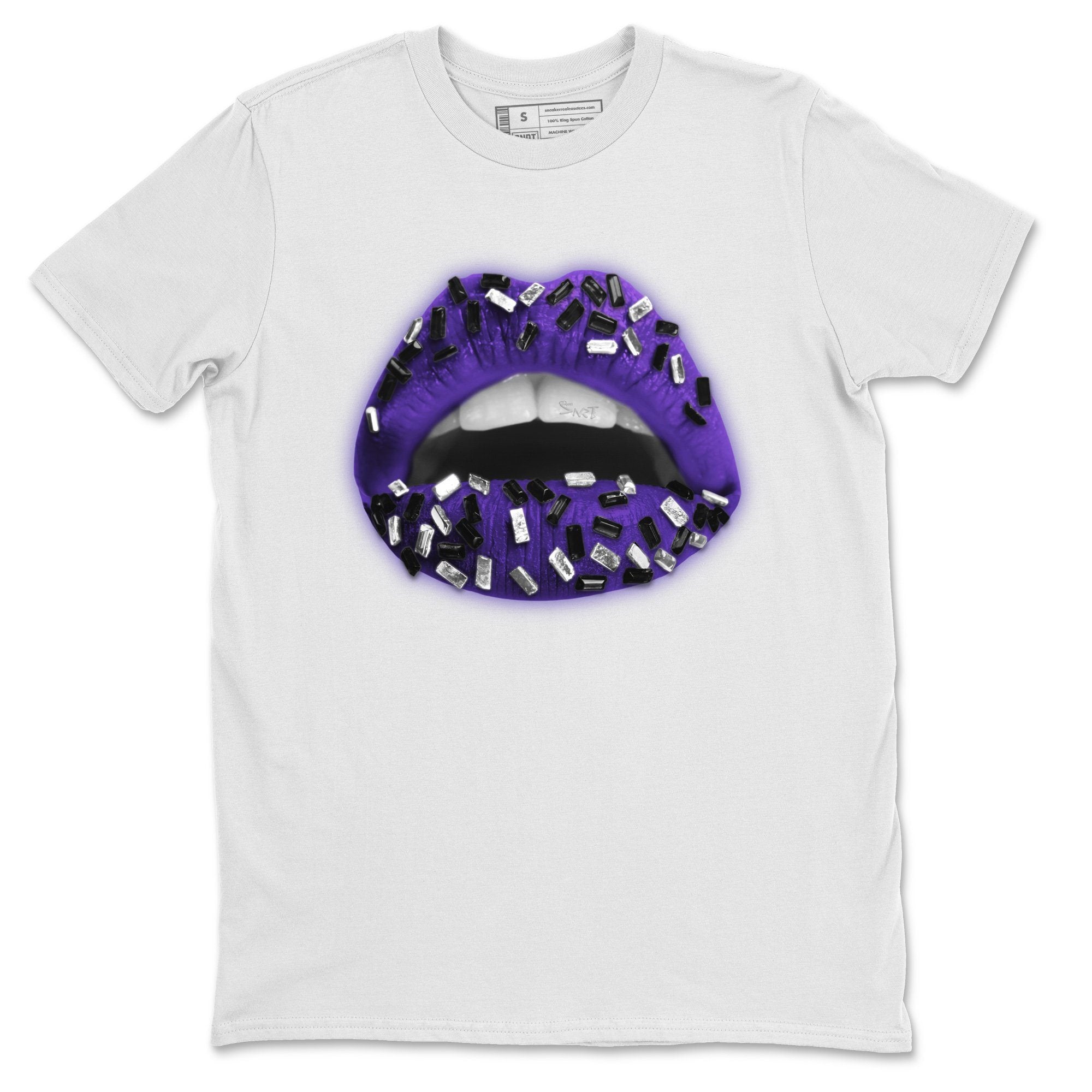 Lips Jewel Unisex Tops - Air Jordan 1 Court Purple