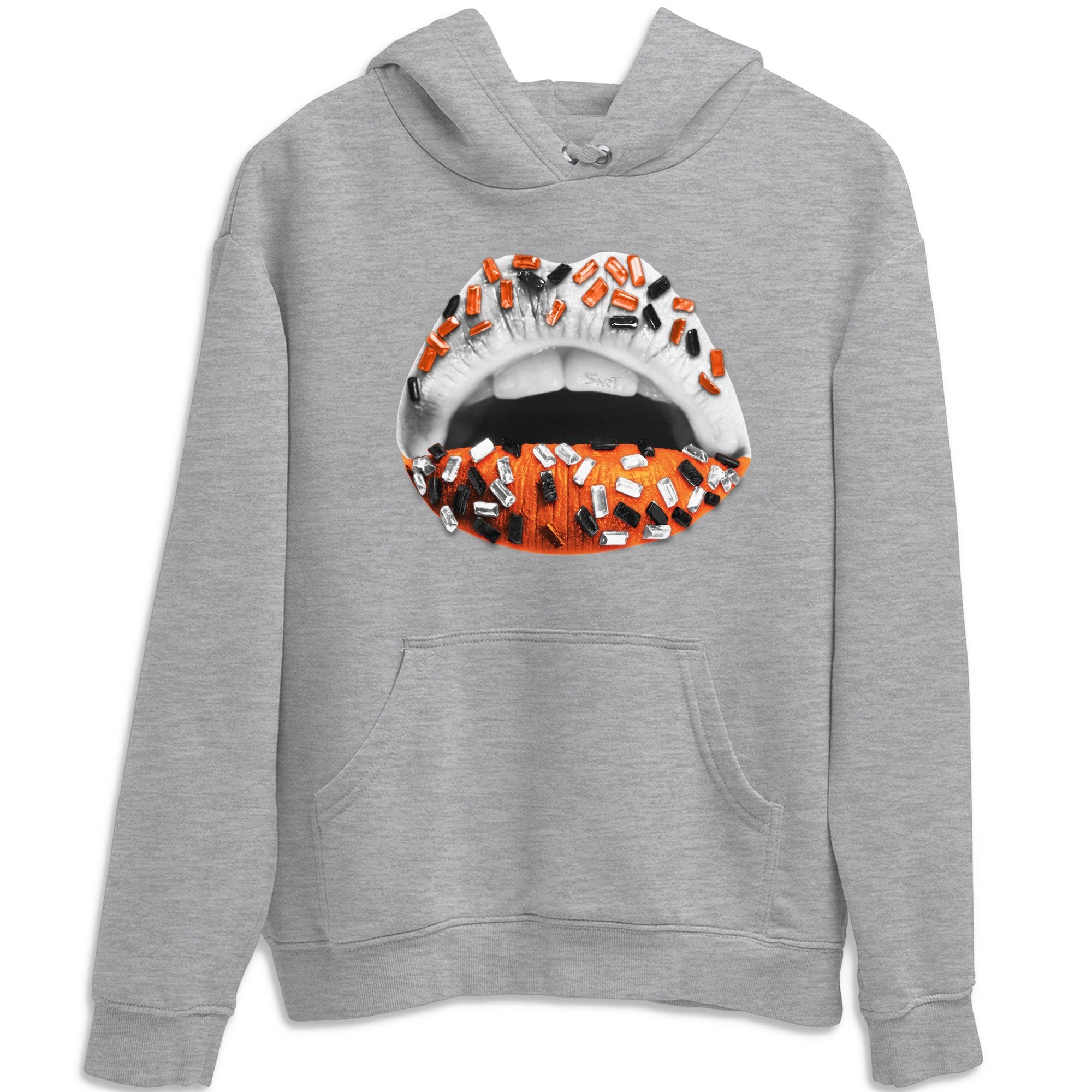 Lips Jewel Unisex Tops - Air Jordan 1 Electro Orange