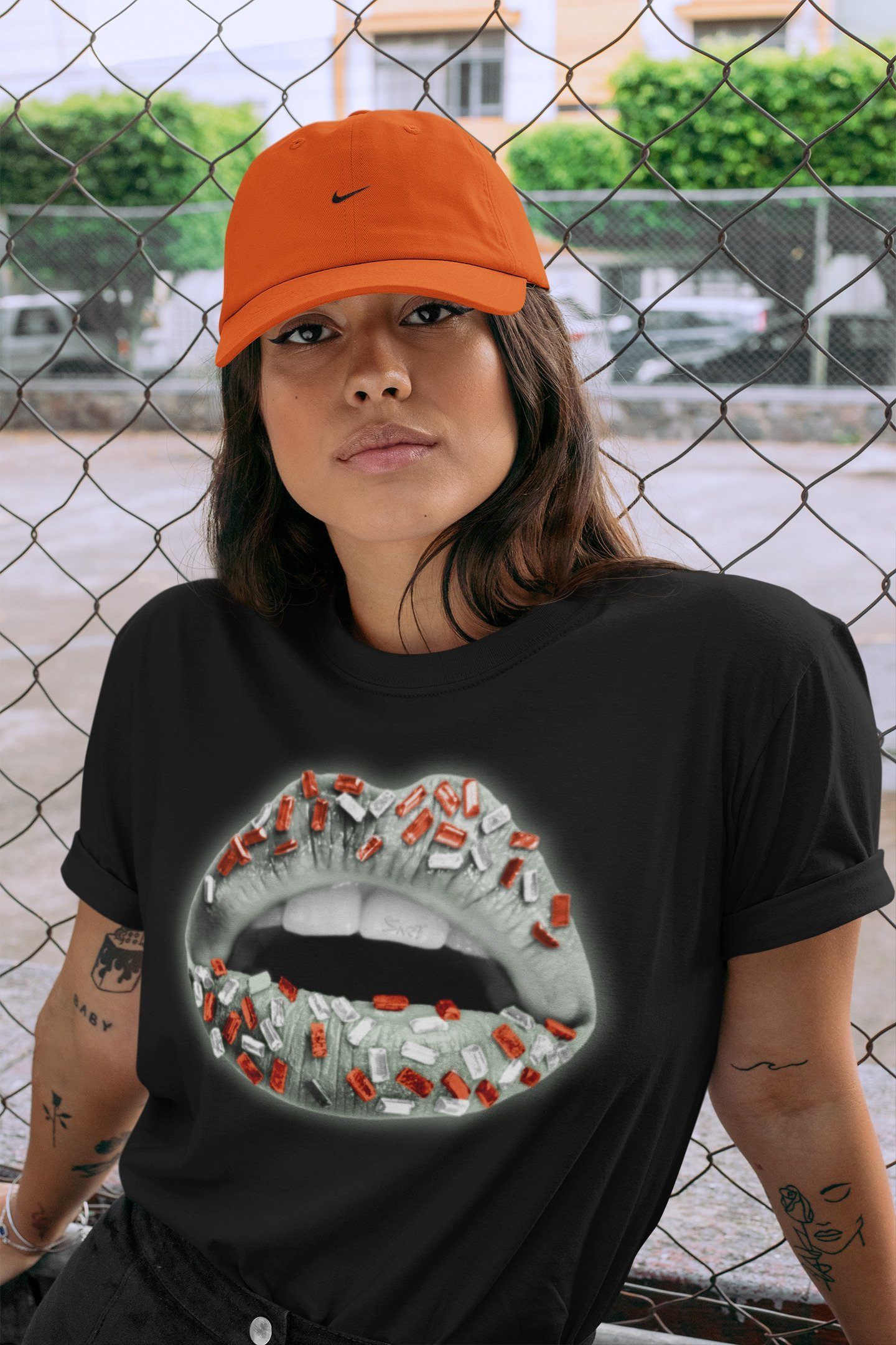 Lips Jewel Unisex Tops - Air Jordan 1 Seafoam