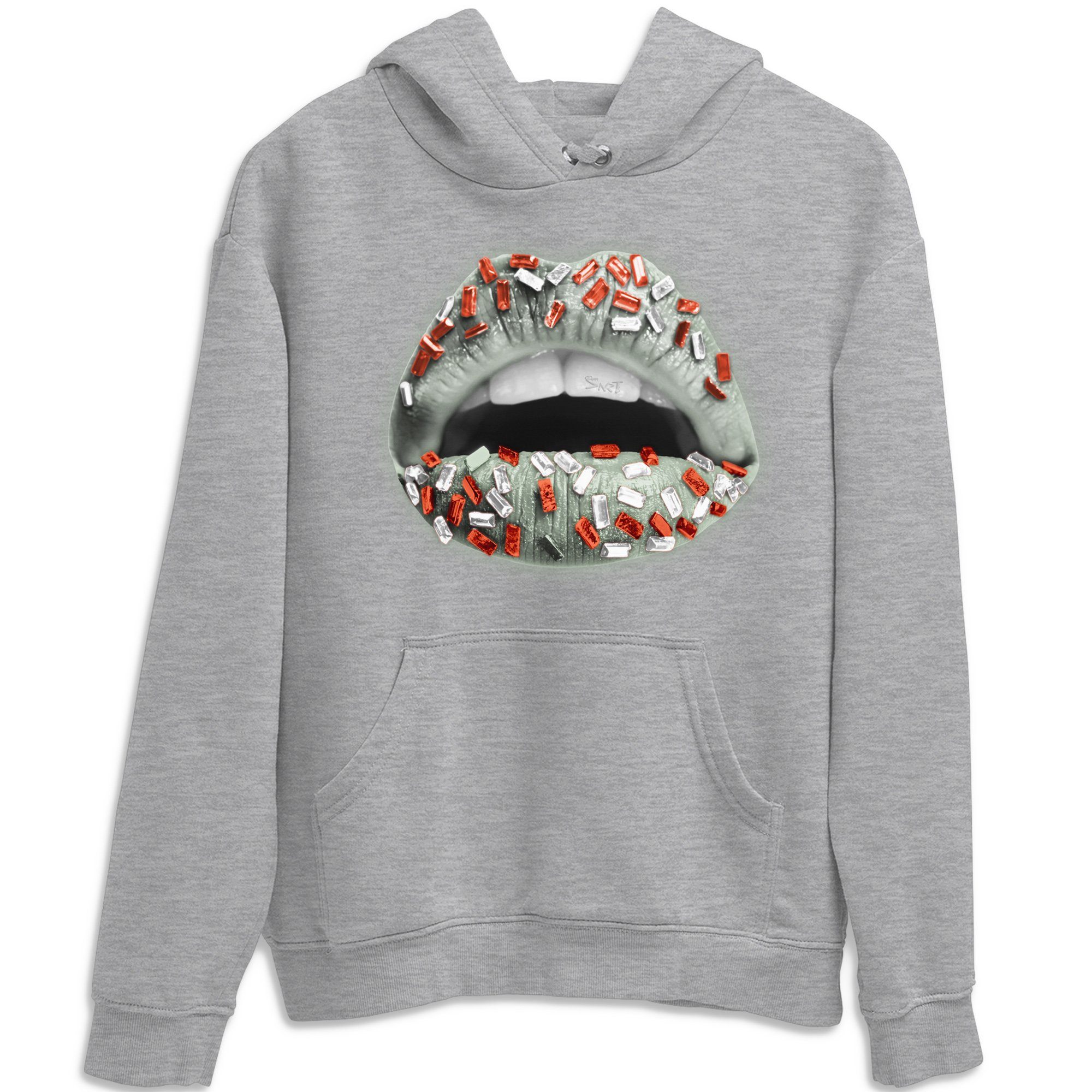 Lips Jewel Unisex Tops - Air Jordan 1 Seafoam