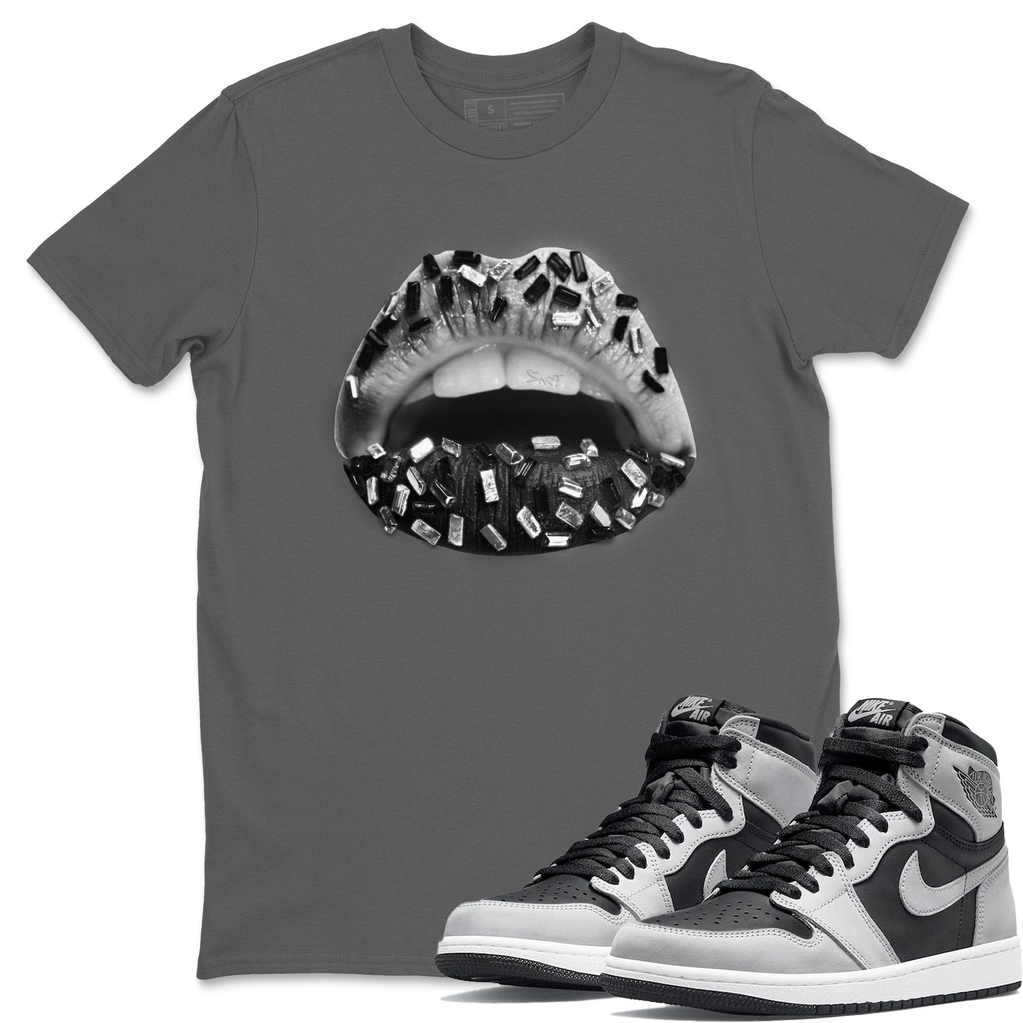 Lips Jewel Unisex Tops - Air Jordan 1 Shadow 2.0