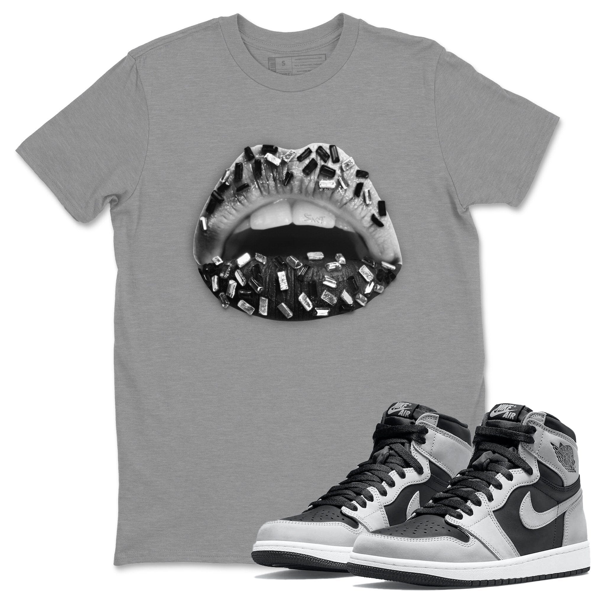 Lips Jewel Unisex Tops - Air Jordan 1 Shadow 2.0