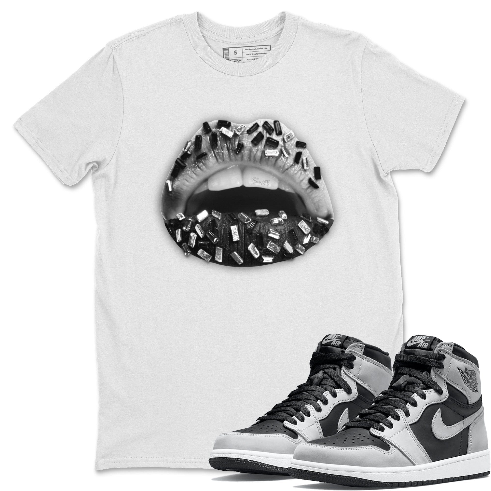Lips Jewel Unisex Tops - Air Jordan 1 Shadow 2.0