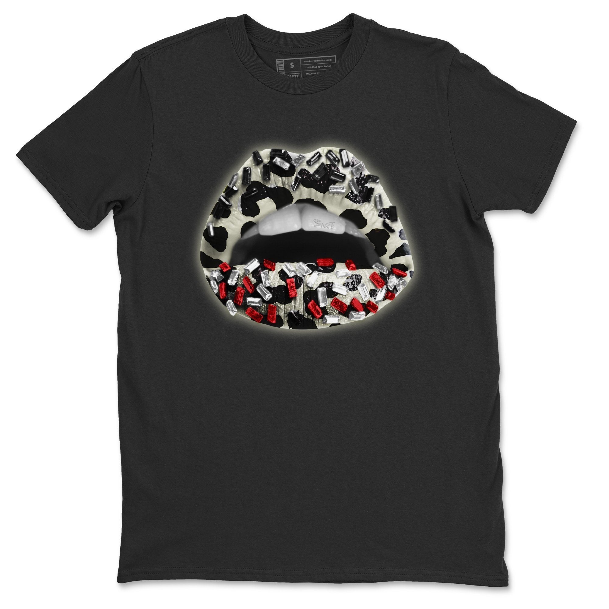 Lips Jewel Unisex Tops - Air Jordan 11 Animal Instinct