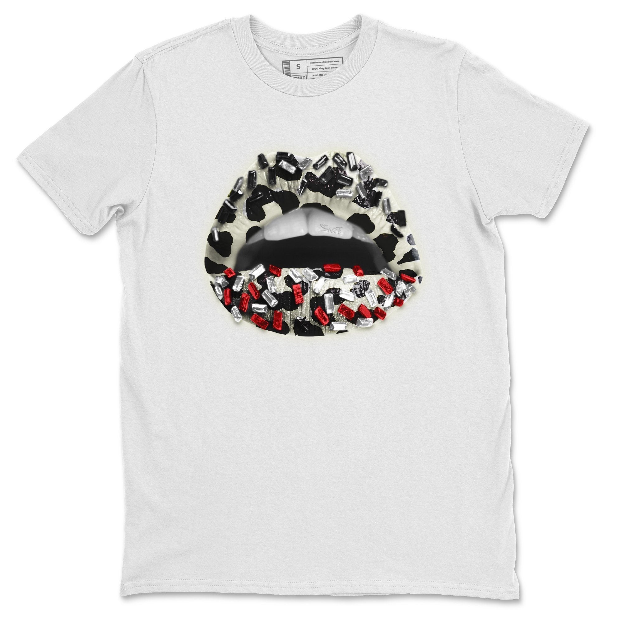 Lips Jewel Unisex Tops - Air Jordan 11 Animal Instinct
