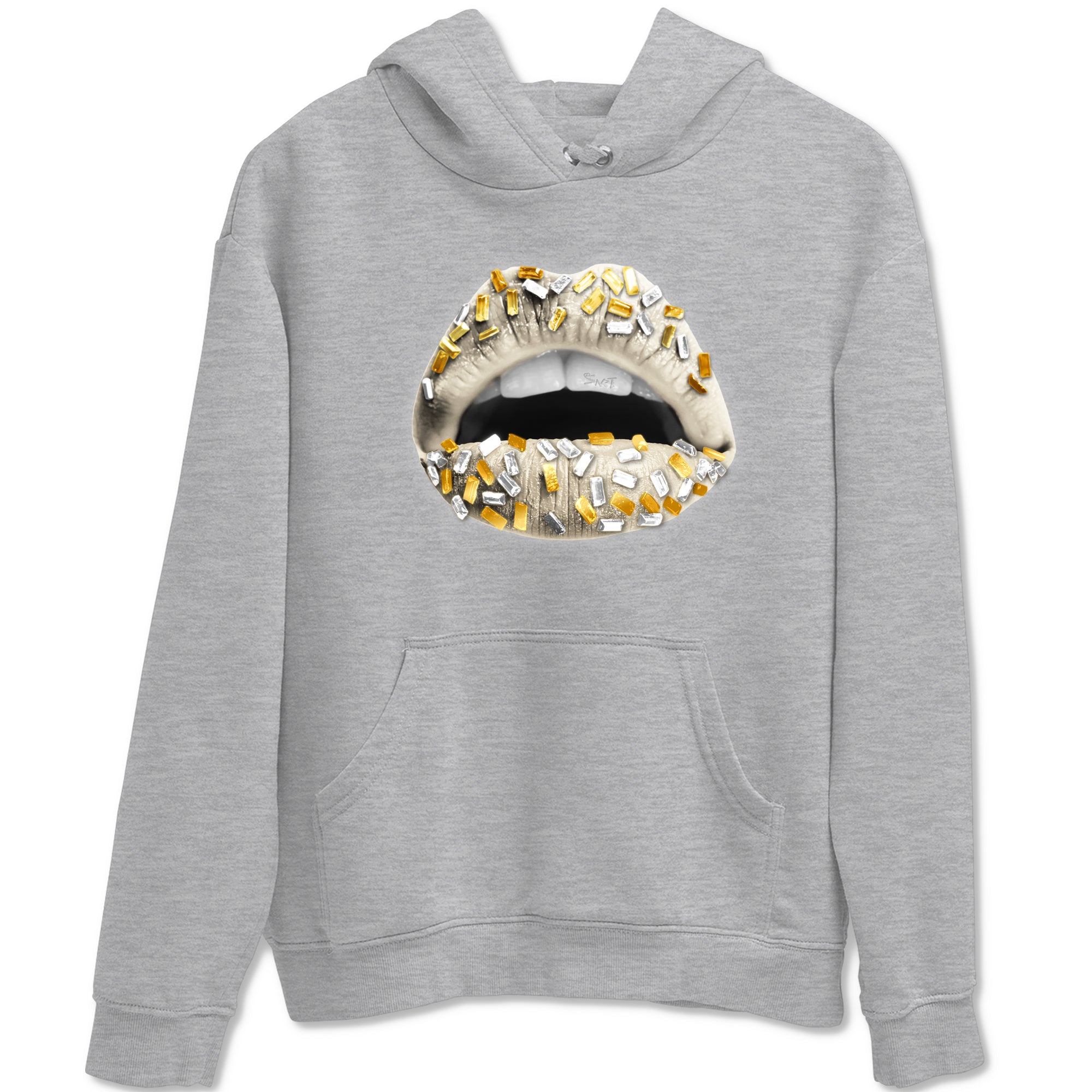 Lips Jewel snkmatch Tees - Air Jordan 12 Phantom