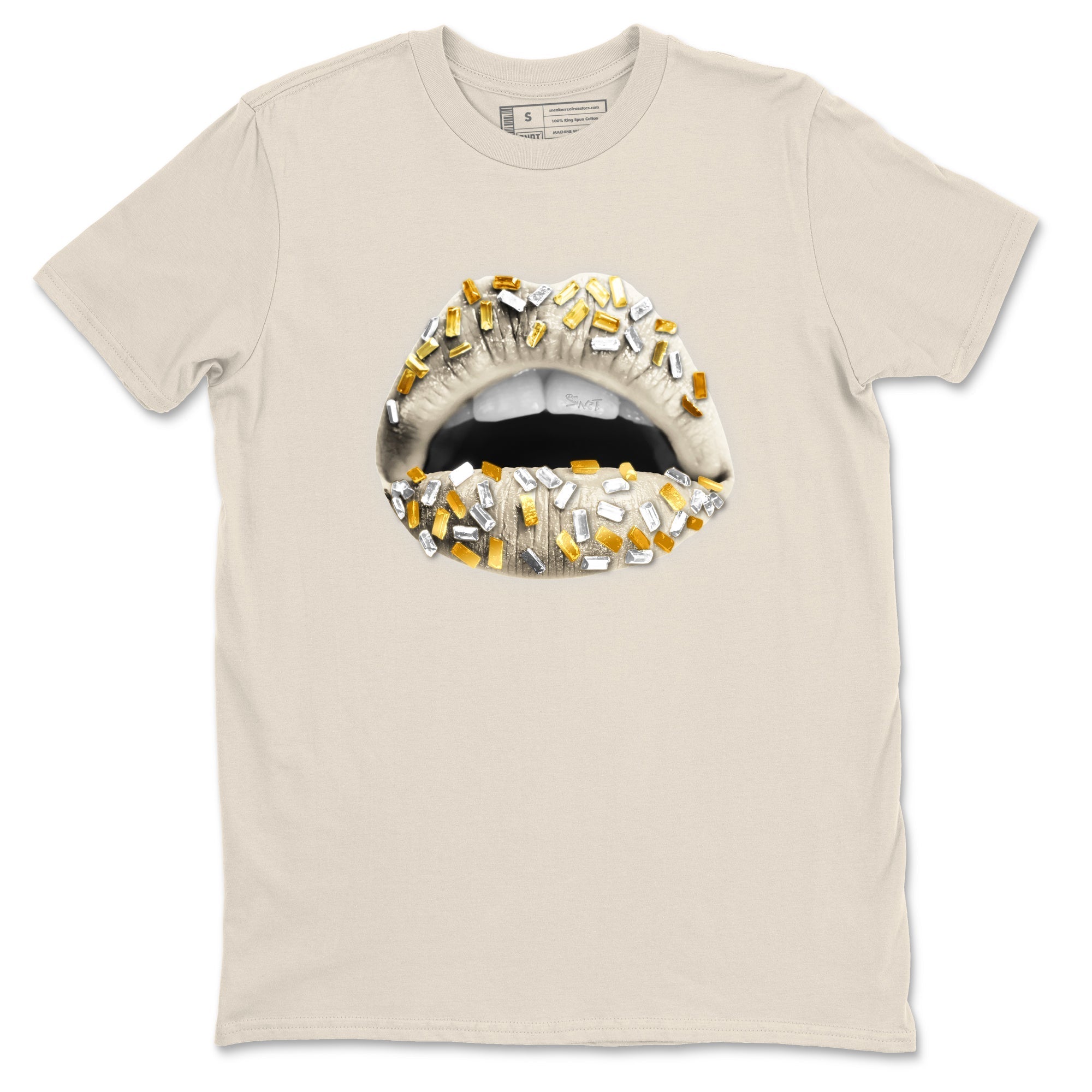 Lips Jewel snkmatch Tees - Air Jordan 12 Phantom