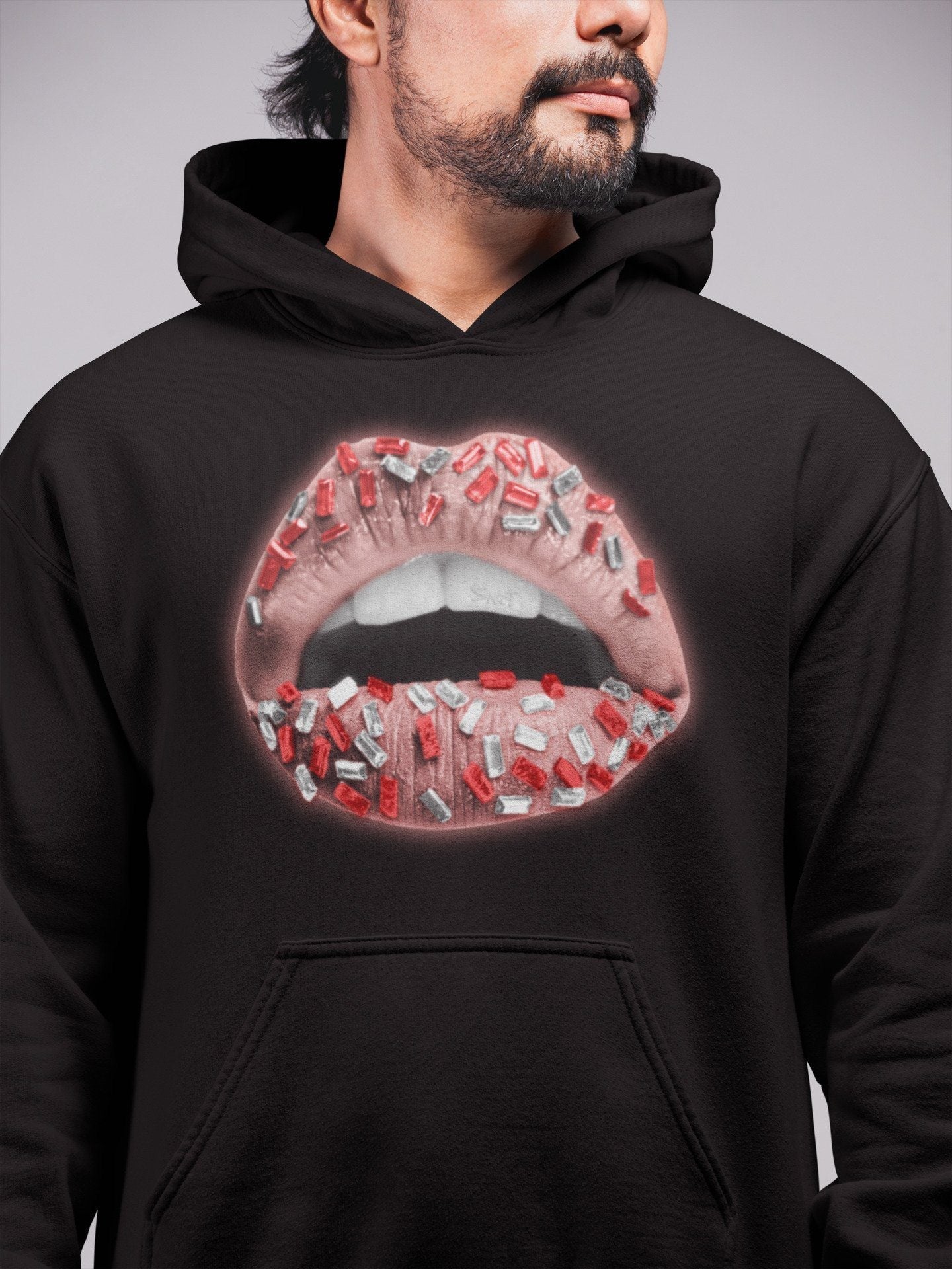 Lips Jewel Unisex Tops - Air Jordan 3 Rust Pink