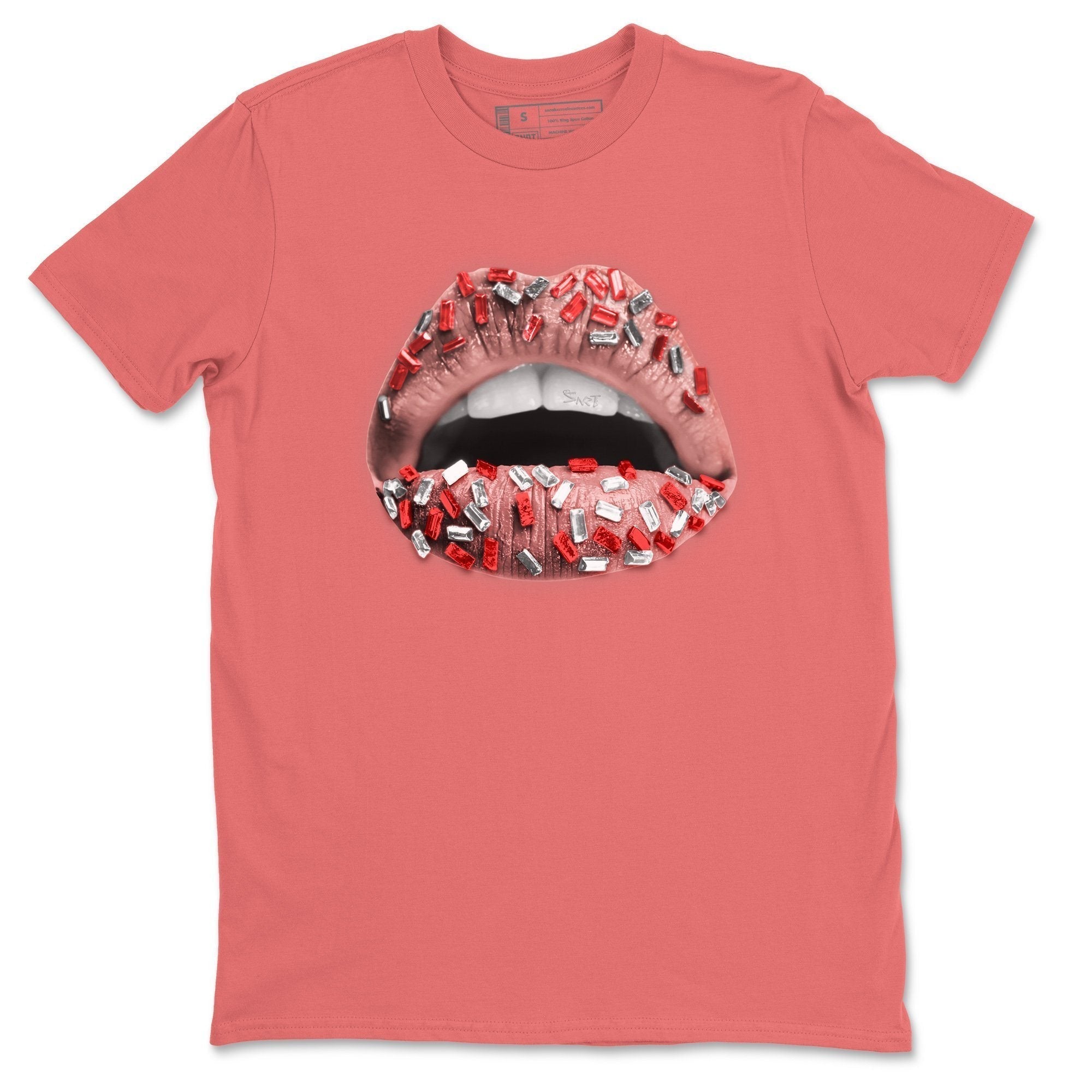 Lips Jewel Unisex Tops - Air Jordan 3 Rust Pink