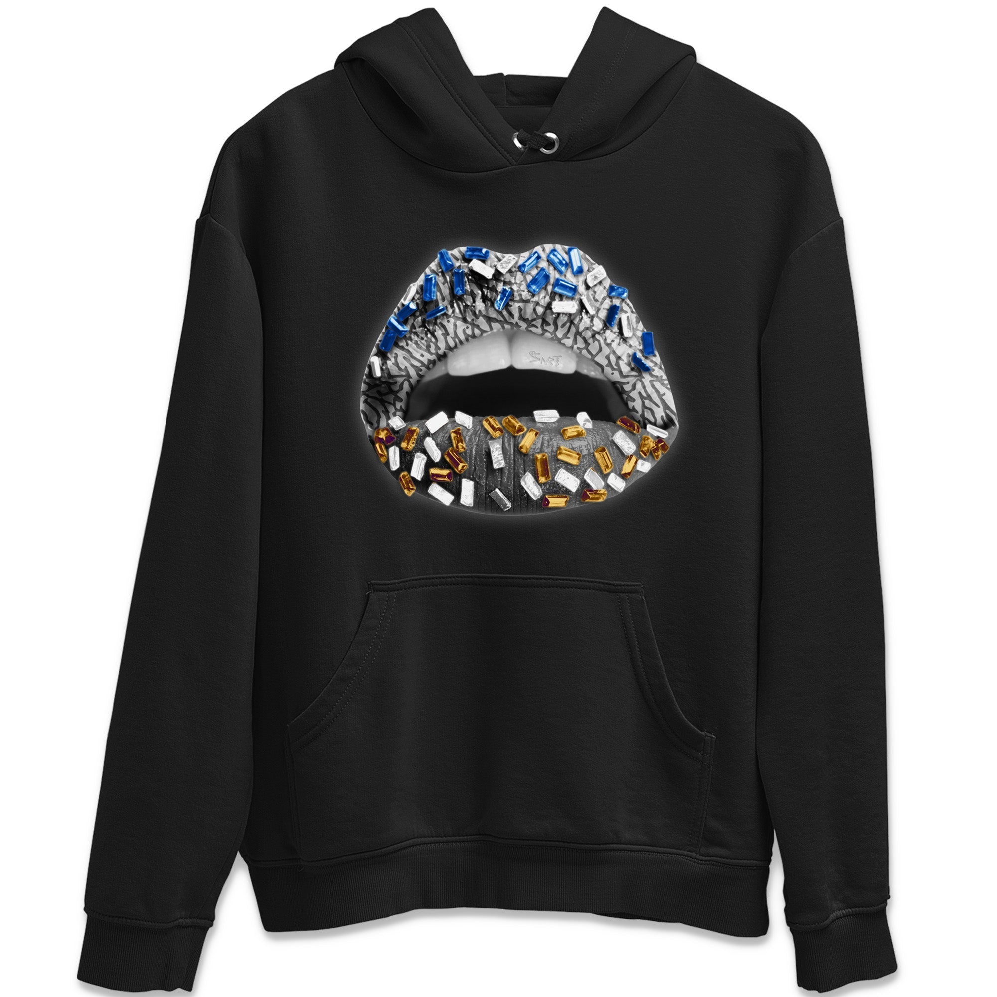 Lips Jewel Unisex Tops - Air Jordan 3 Wizards