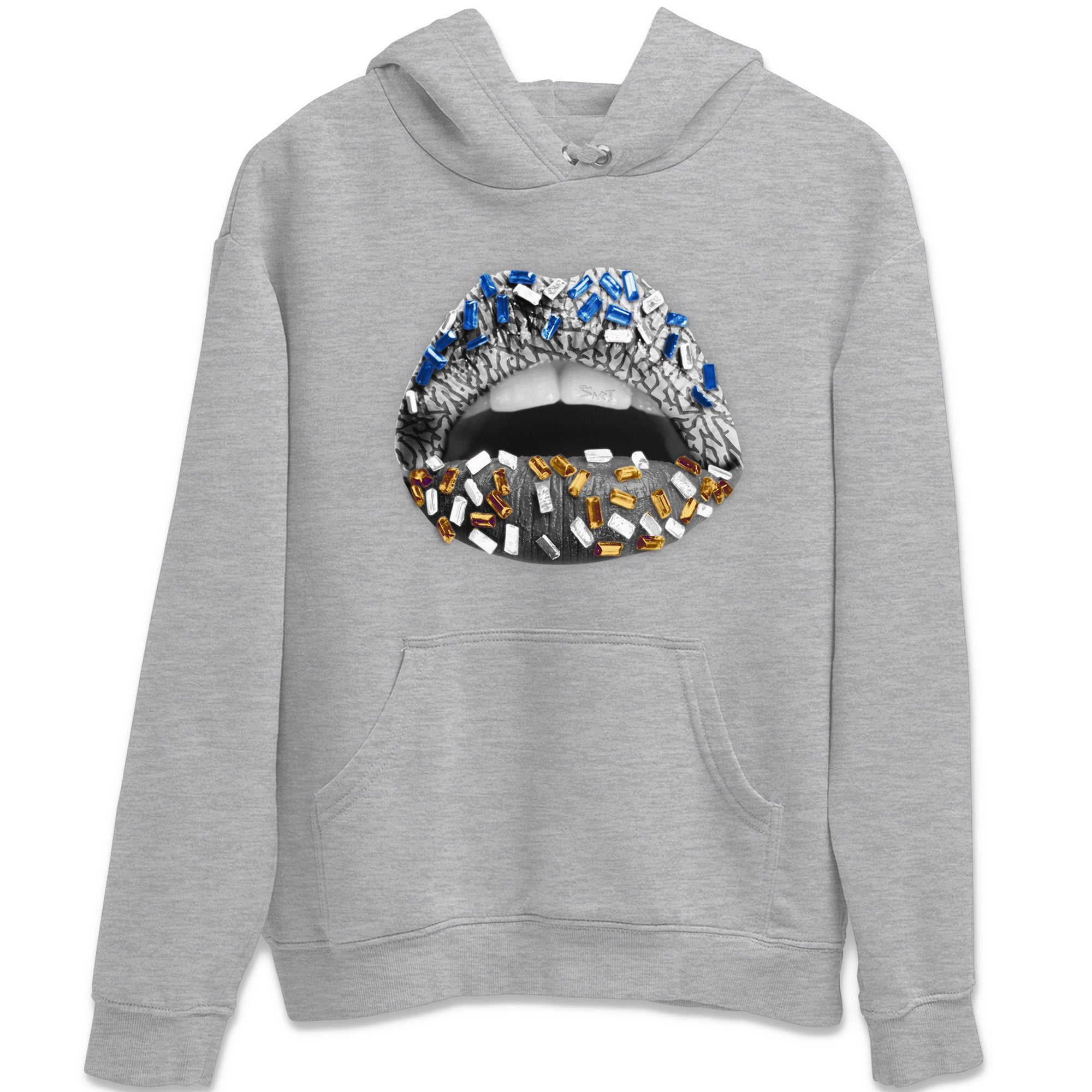 Lips Jewel Unisex Tops - Air Jordan 3 Wizards