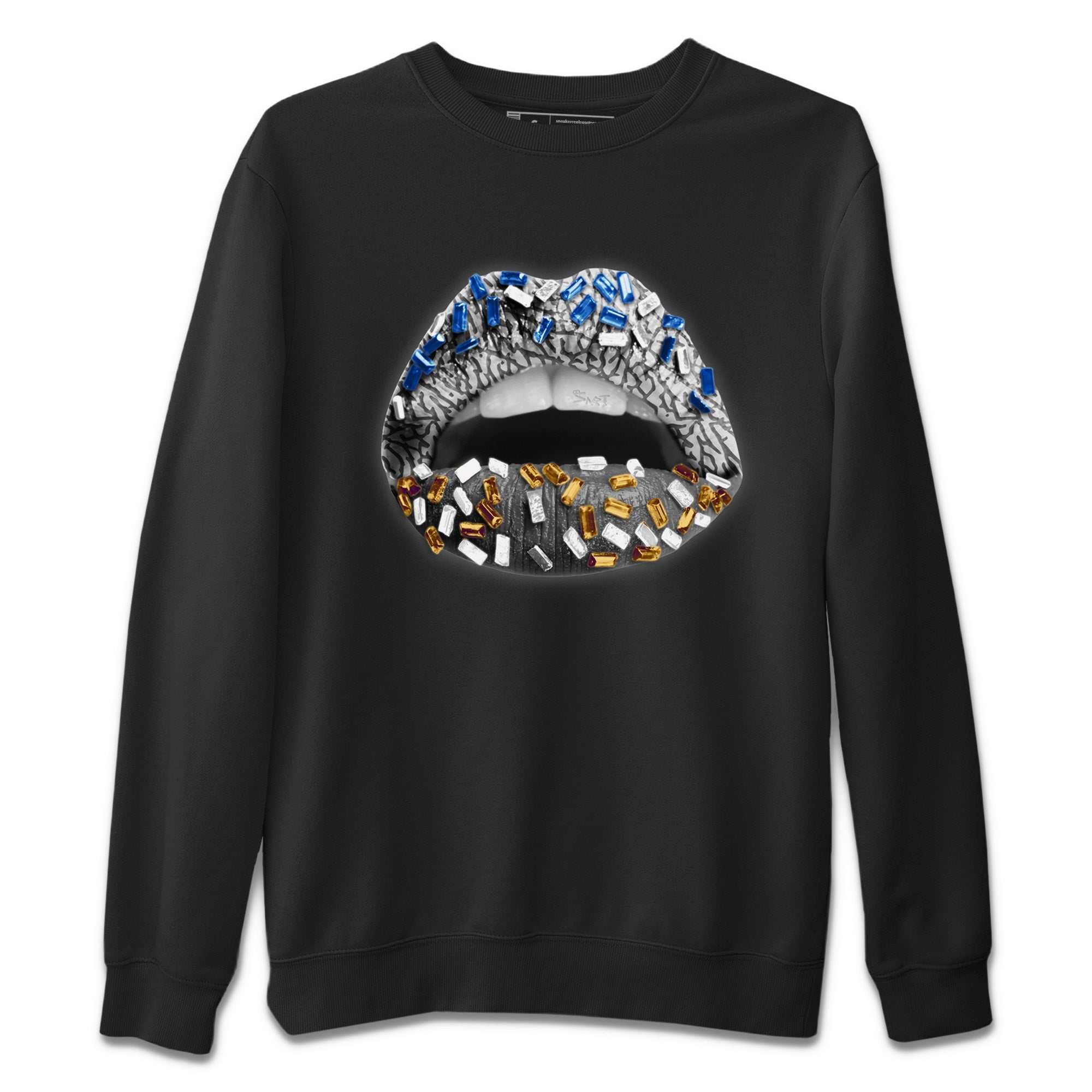Lips Jewel Unisex Tops - Air Jordan 3 Wizards