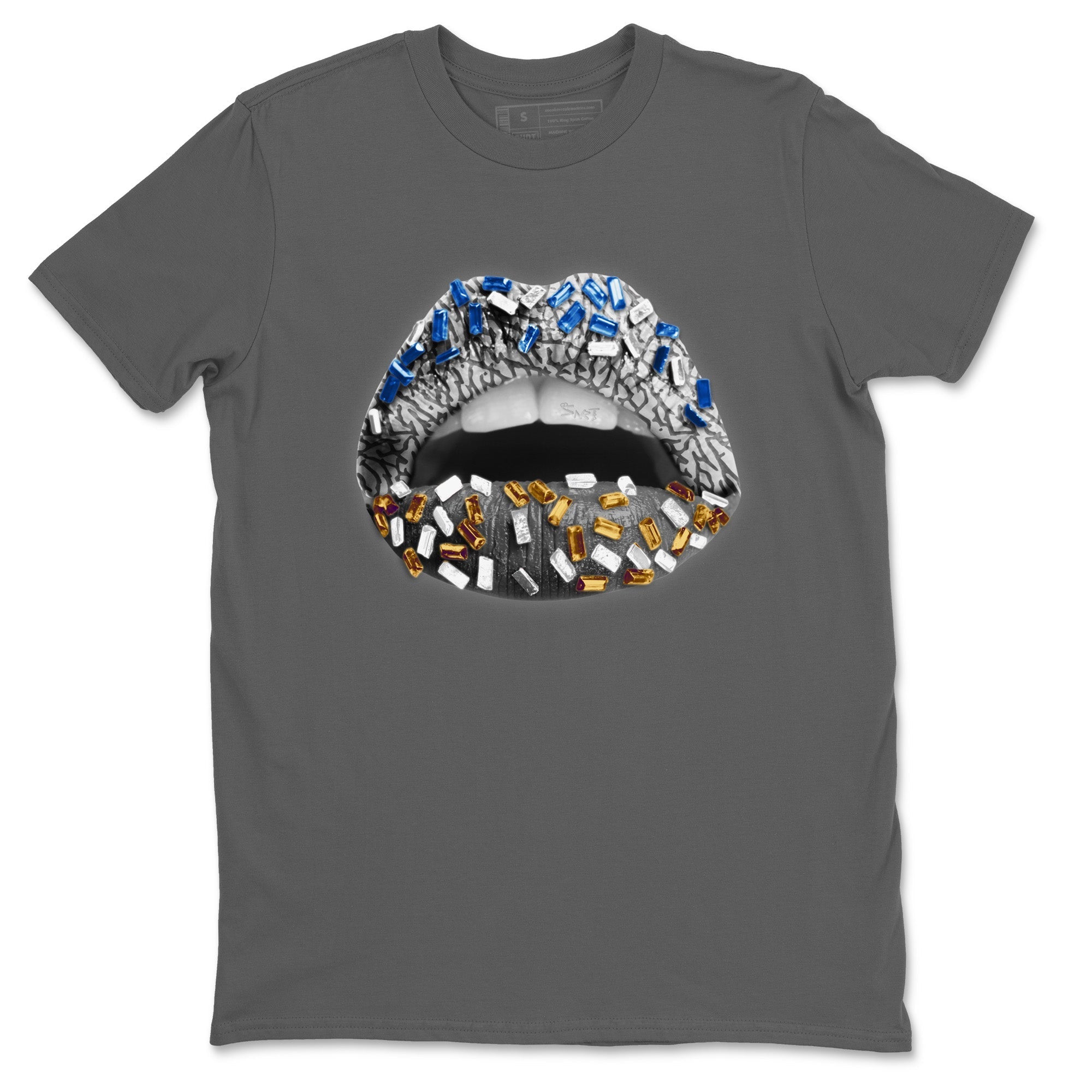 Lips Jewel Unisex Tops - Air Jordan 3 Wizards