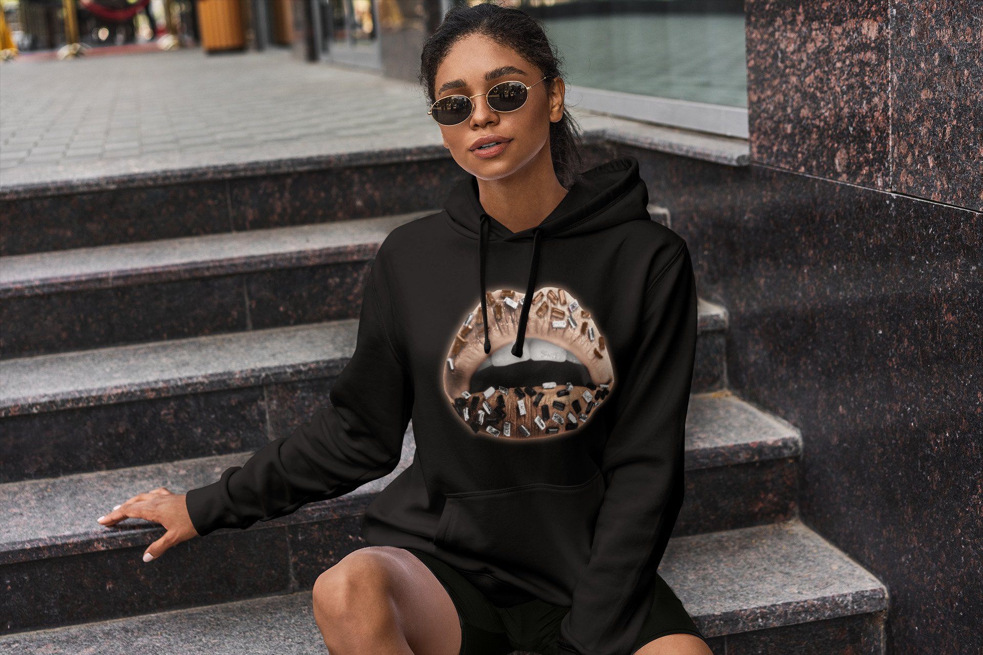 Lips Jewel Unisex Tops - Air Jordan 4 Shimmer