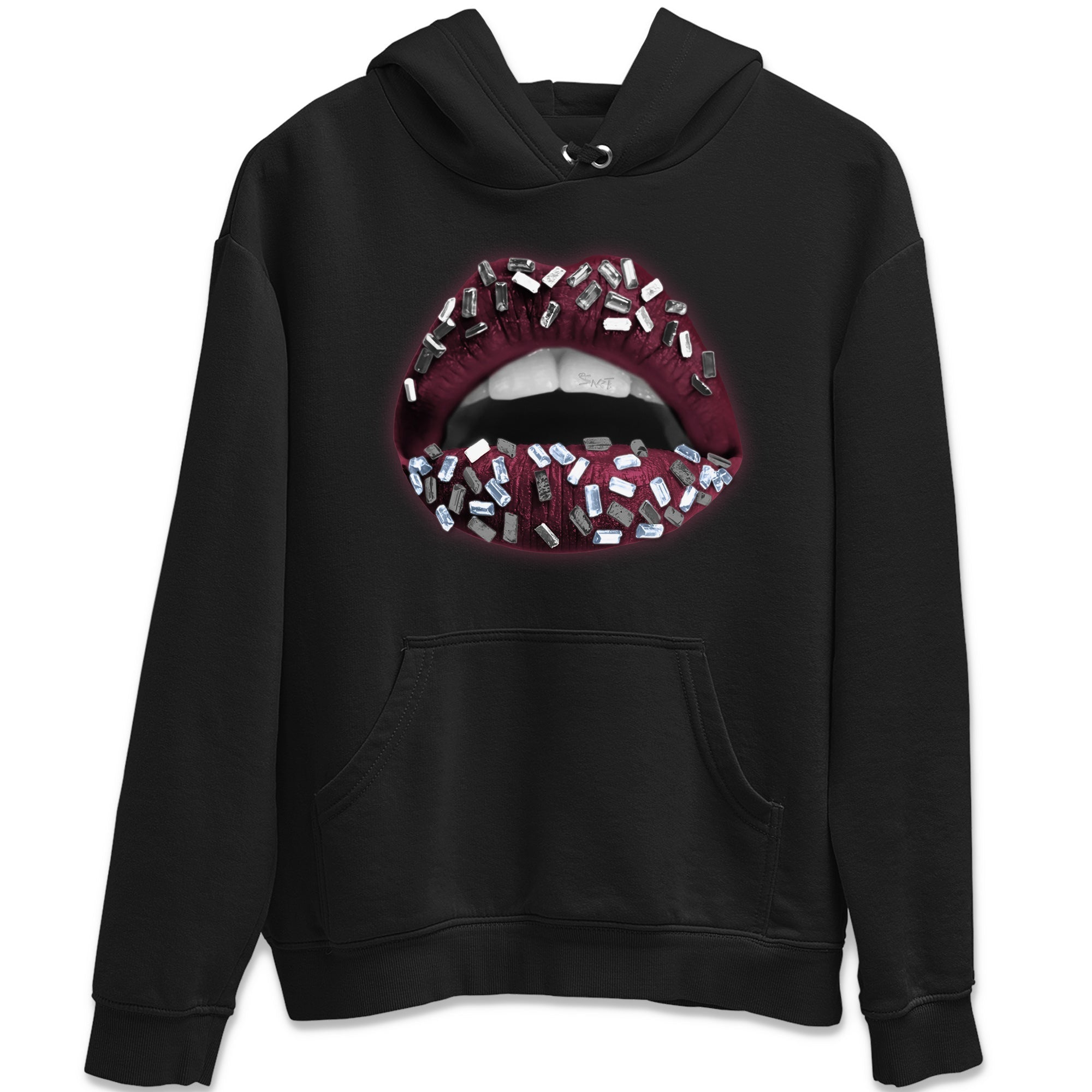 Lips Jewel Unisex Tops - Air Jordan 5 Burgundy