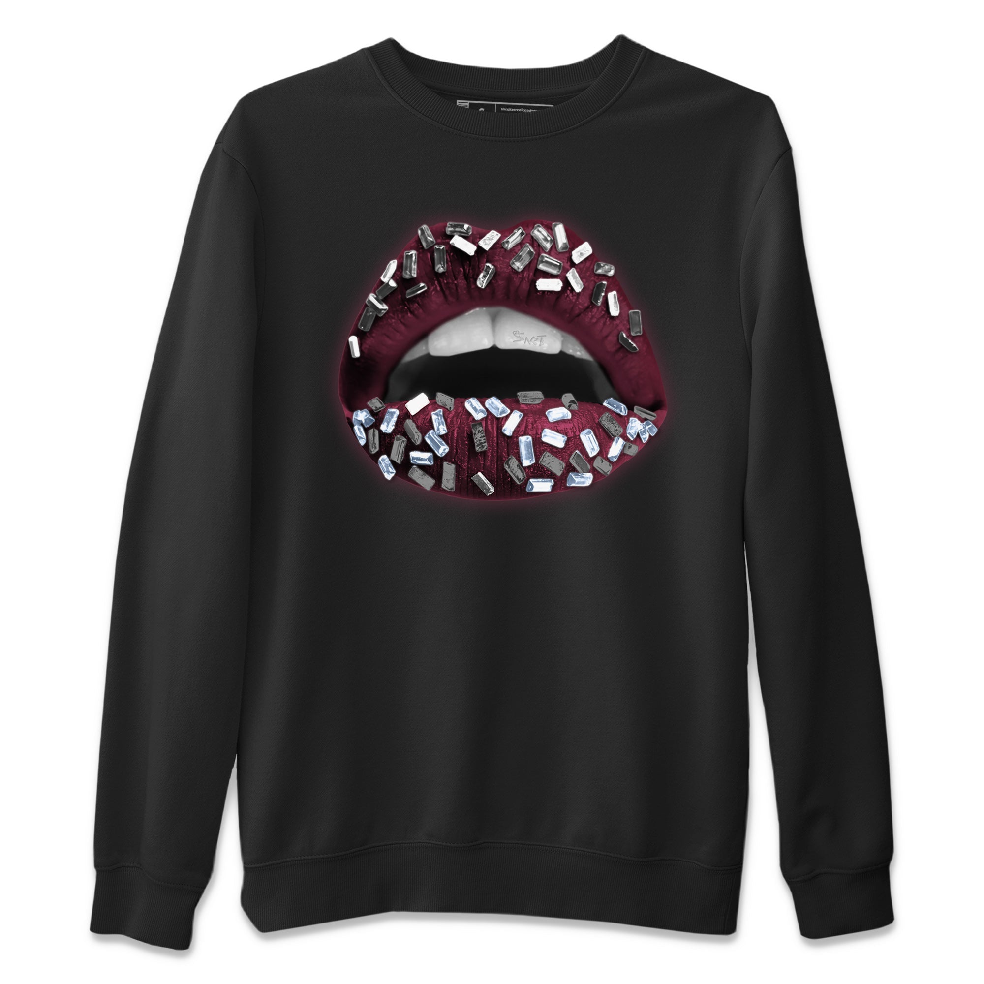 Lips Jewel Unisex Tops - Air Jordan 5 Burgundy