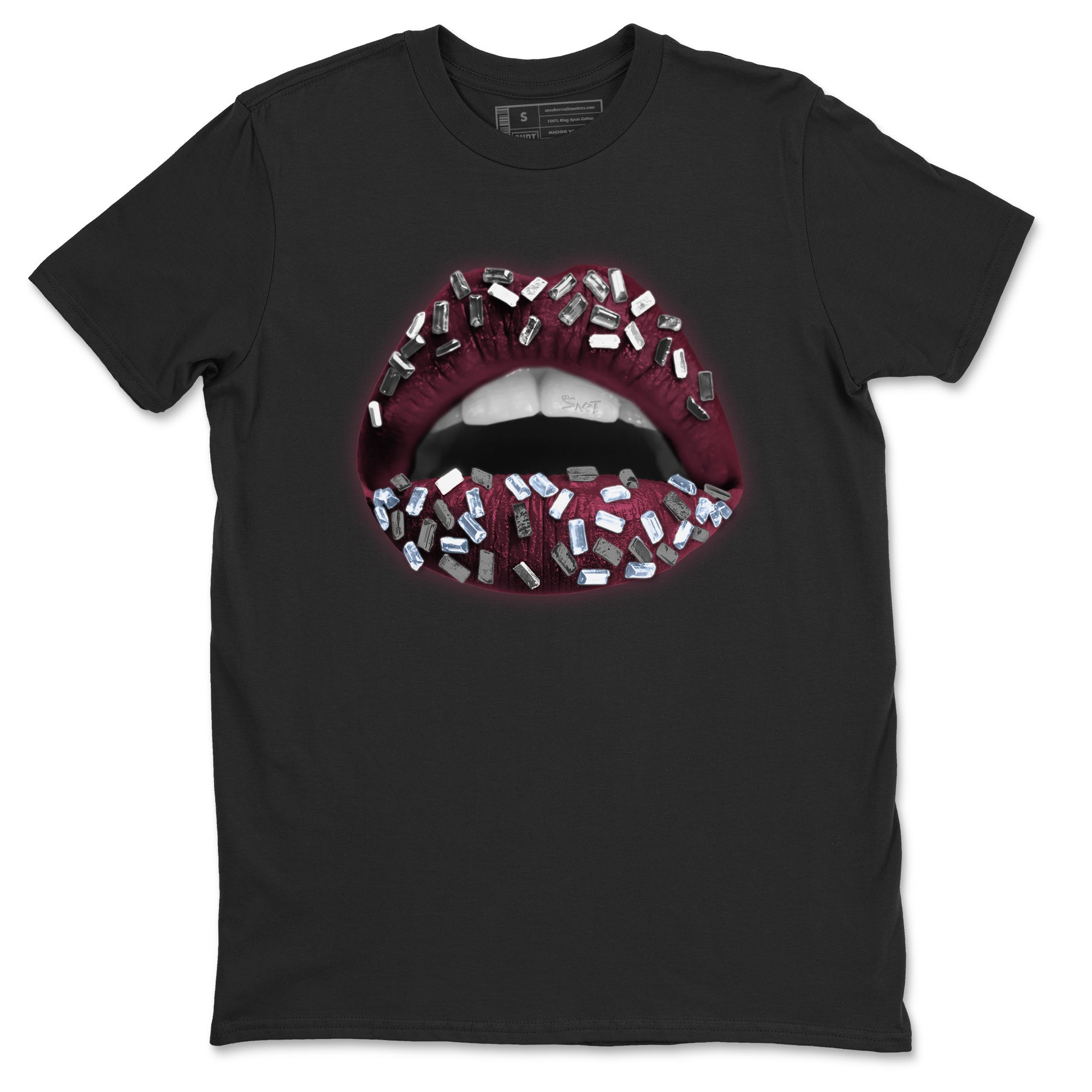 Lips Jewel Unisex Tops - Air Jordan 5 Burgundy