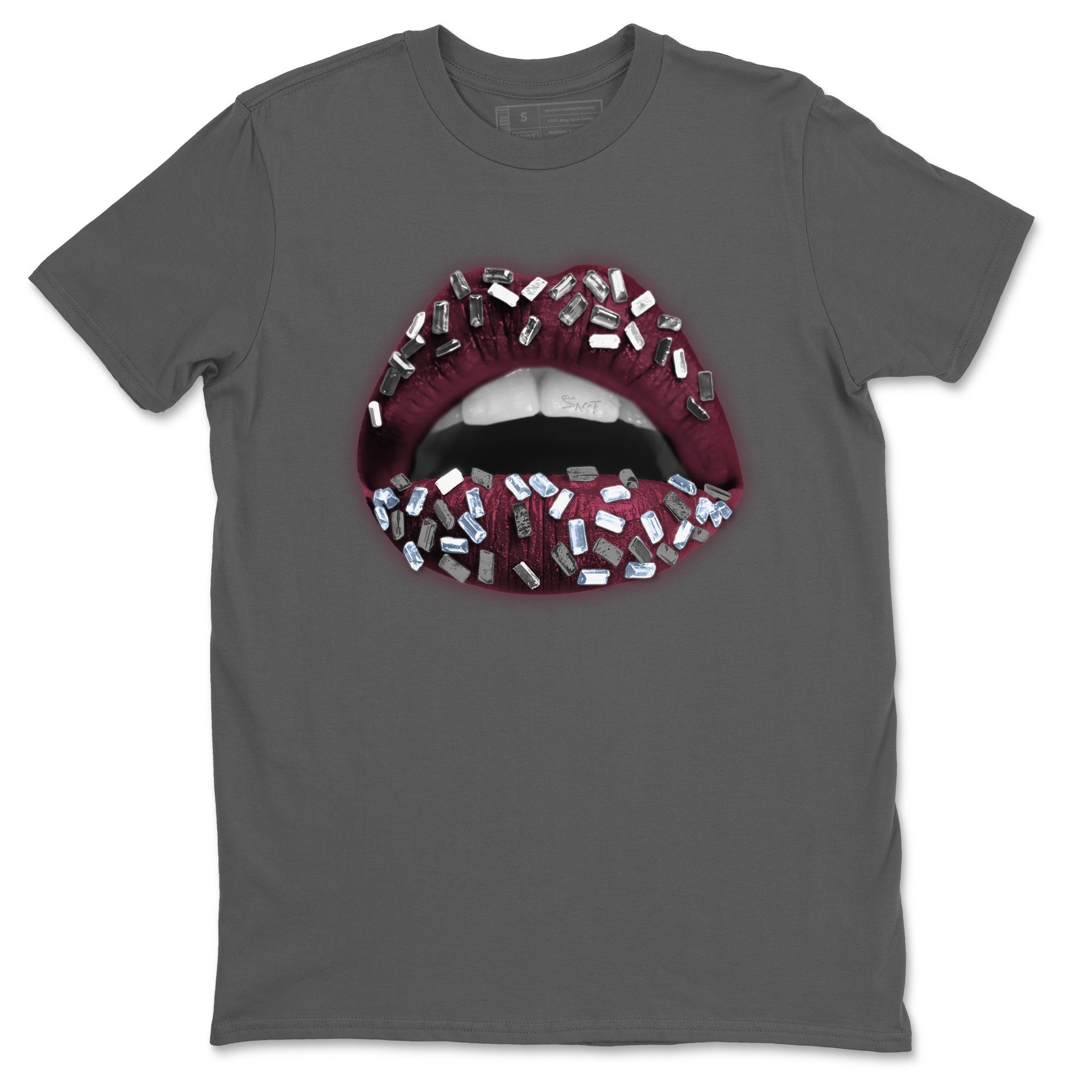 Lips Jewel Unisex Tops - Air Jordan 5 Burgundy