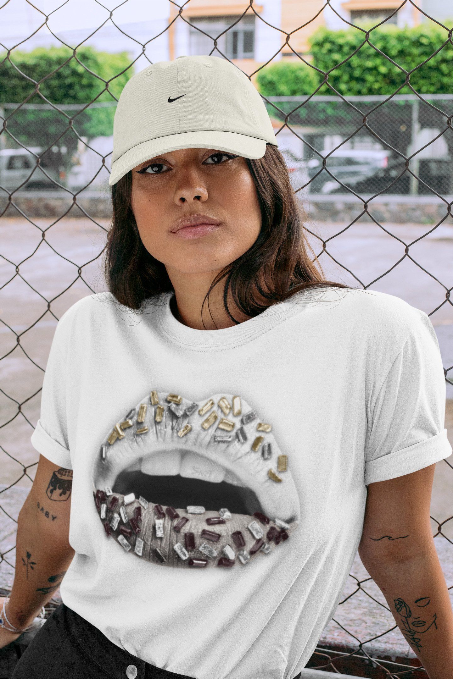Lips Jewel Unisex Tops - Air Jordan 3 A Ma Maniere