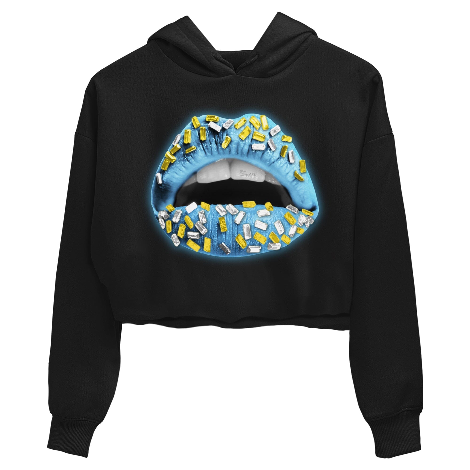 Lips Jewel Women's Tops - Dunk Blue Chill