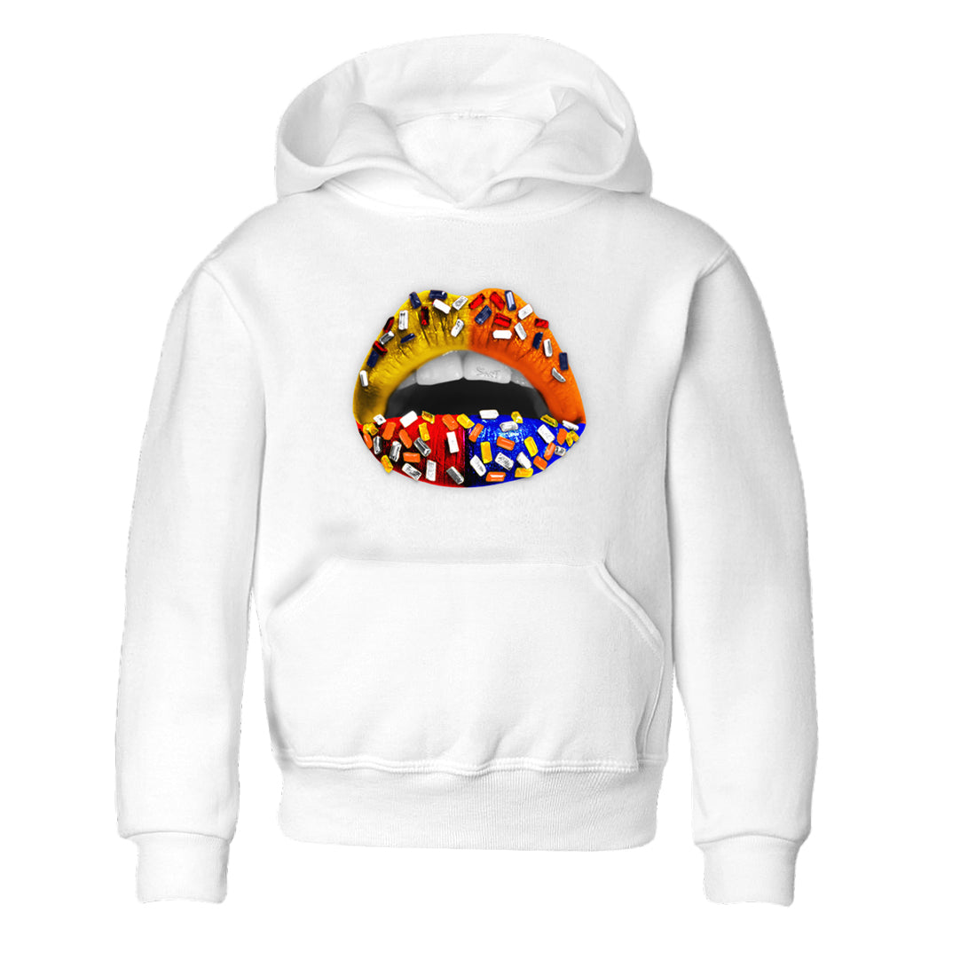 Lips Jewel snkmatch Tees Kids - Dunk What The