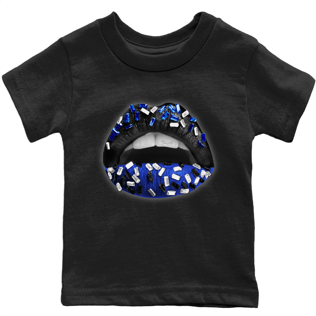 Lips Jewel Kids Tops - Air Jordan 12 Hyper Royal