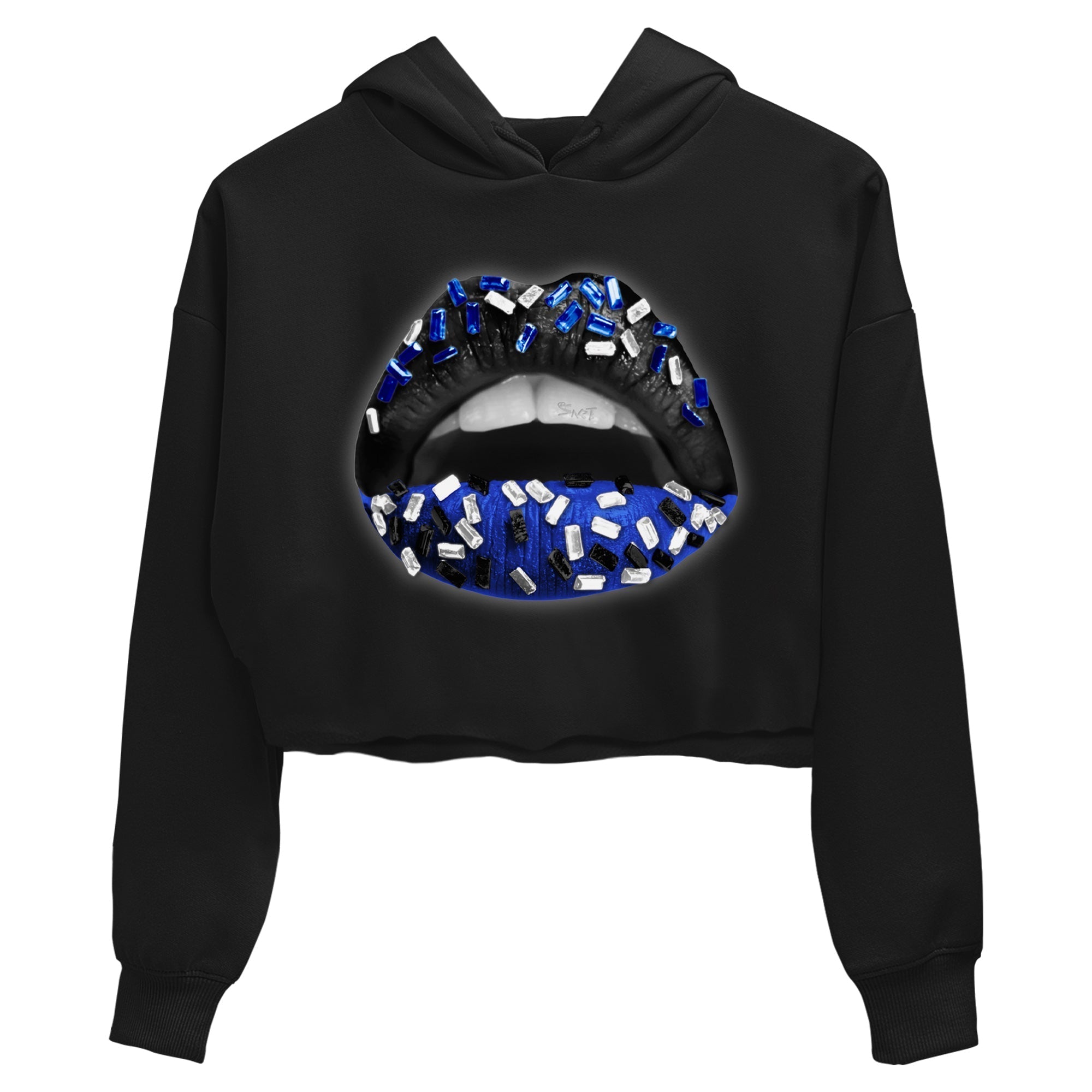 Lips Jewel Women's Tops - Air Jordan 12 Hyper Royal