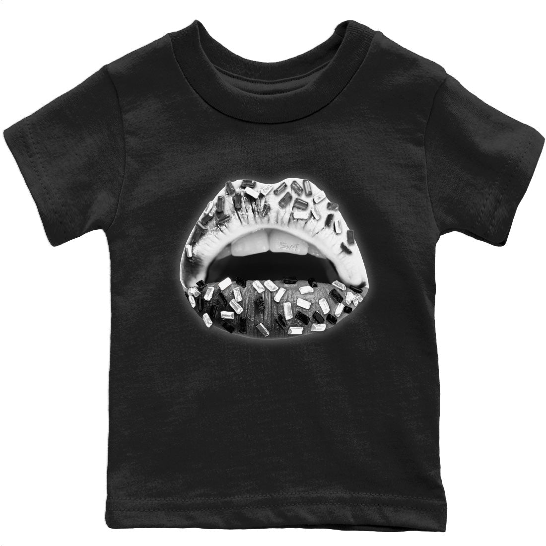 Lips Jewel Kids Tops - Air Jordan 12 Stealth