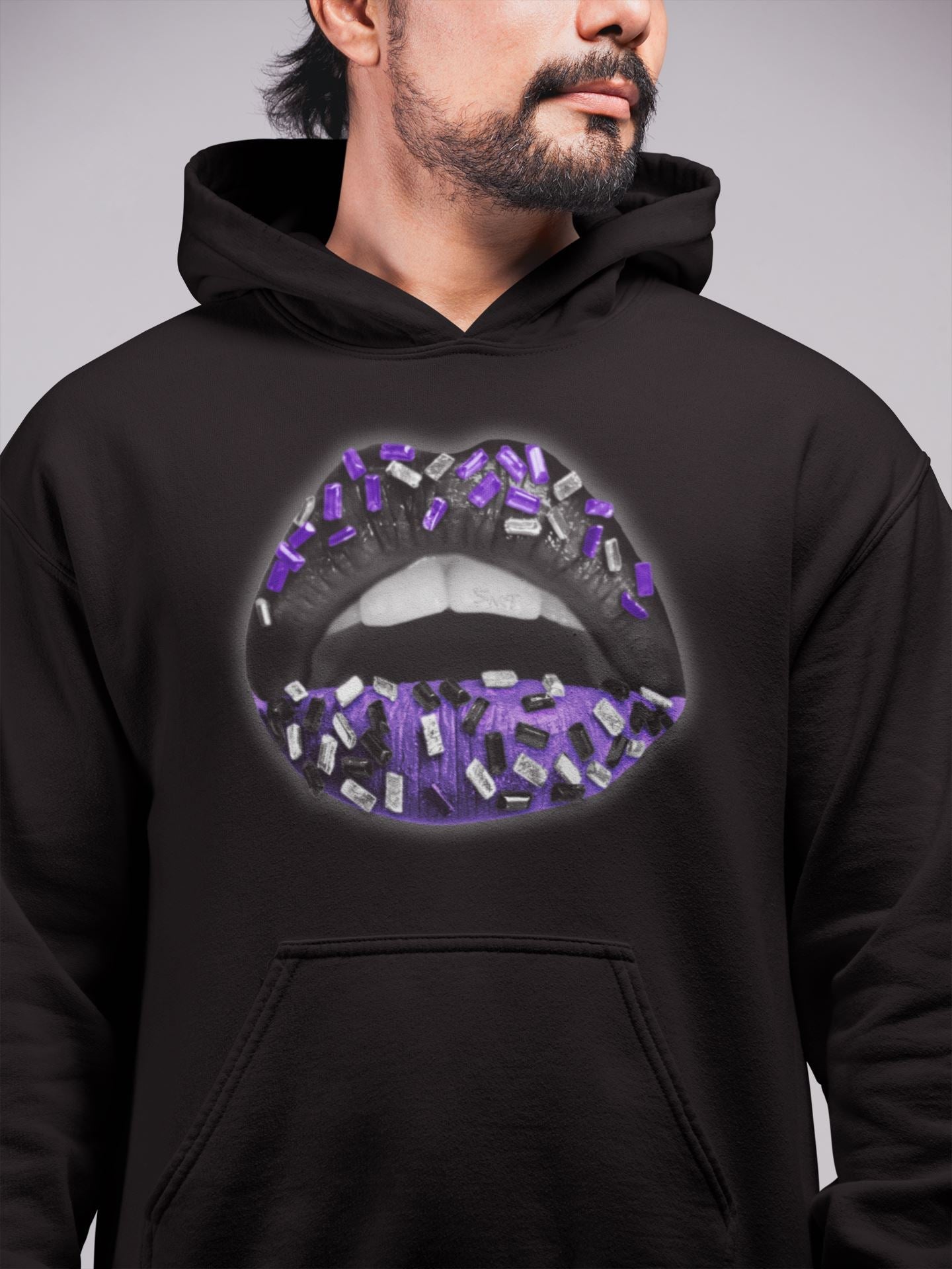 Lips Jewel Unisex Tops - Air Jordan 13 Court Purple