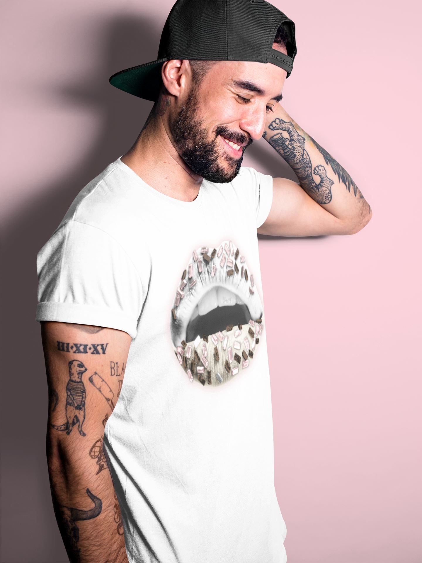 Lips Jewel Unisex Tops - Air Jordan 3 Atmosphere