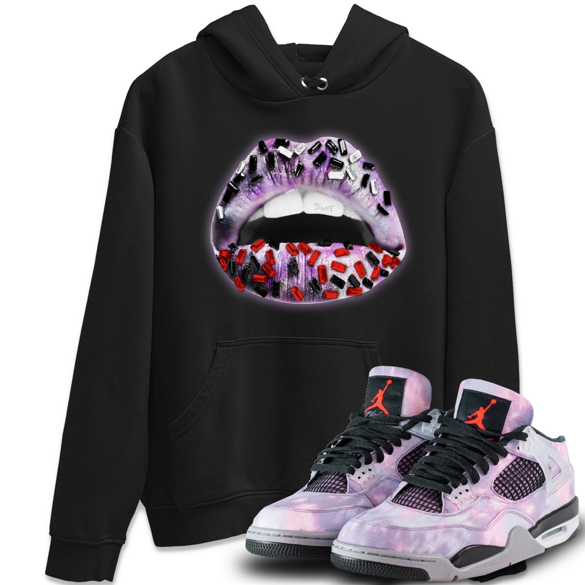 Lips Jewel Unisex Tops - Air Jordan 4 Zen Master