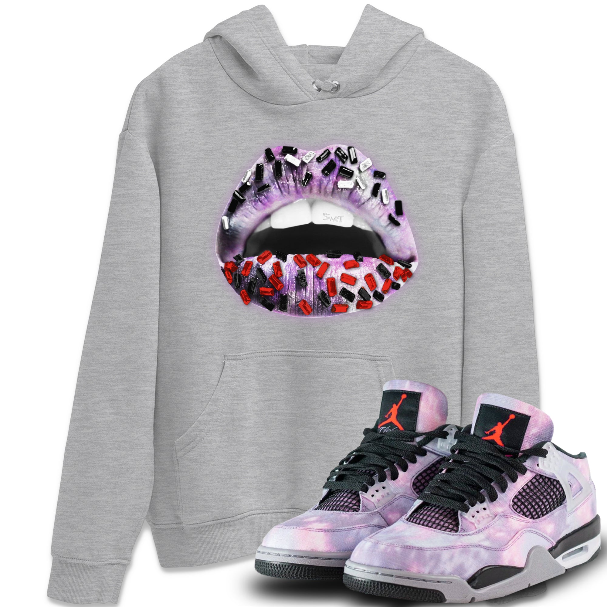 Lips Jewel Unisex Tops - Air Jordan 4 Zen Master