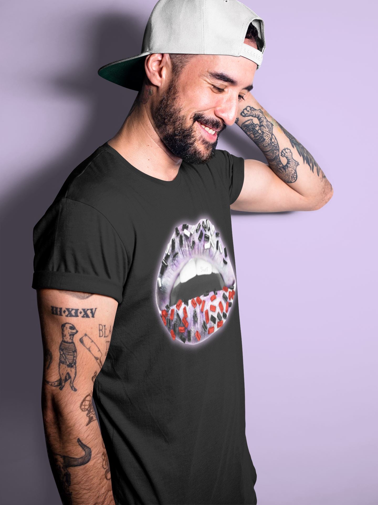Lips Jewel Unisex Tops - Air Jordan 4 Zen Master