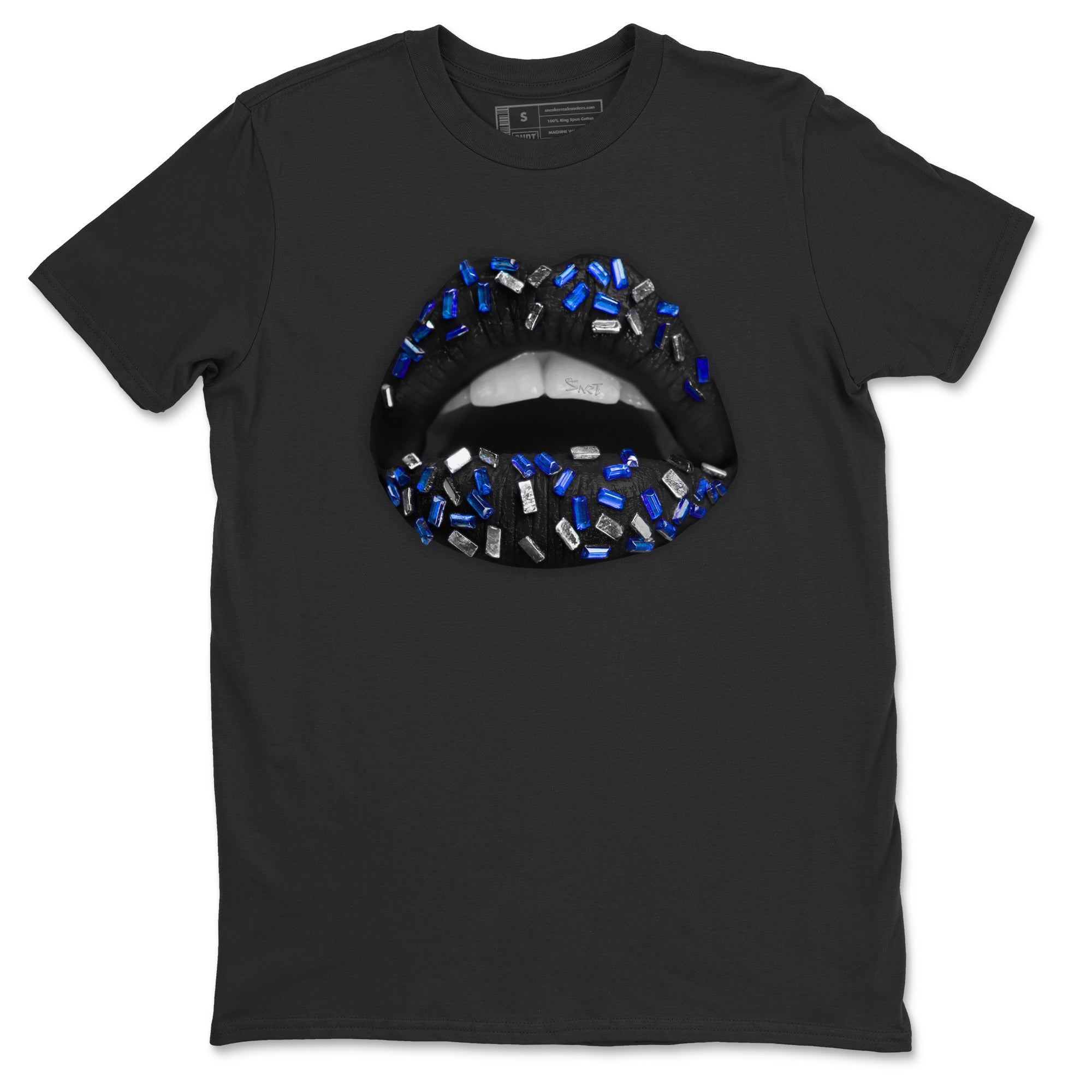 Lips Jewel Unisex Tops - Air Jordan 5 Racer Blue