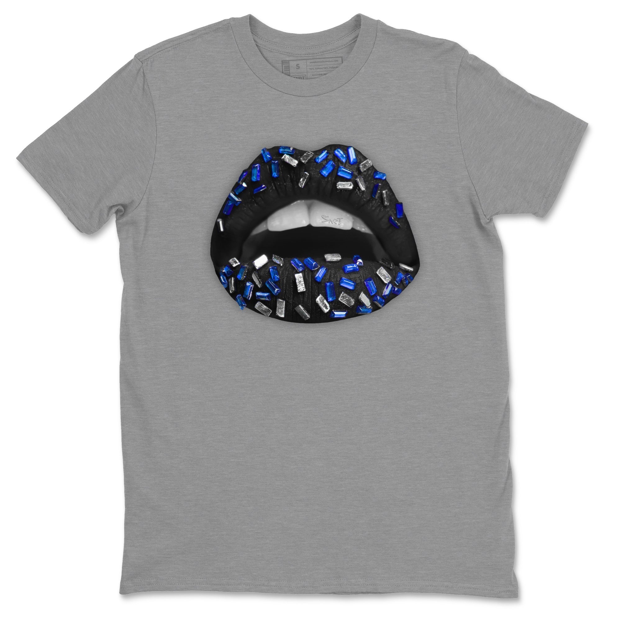 Lips Jewel Unisex Tops - Air Jordan 5 Racer Blue