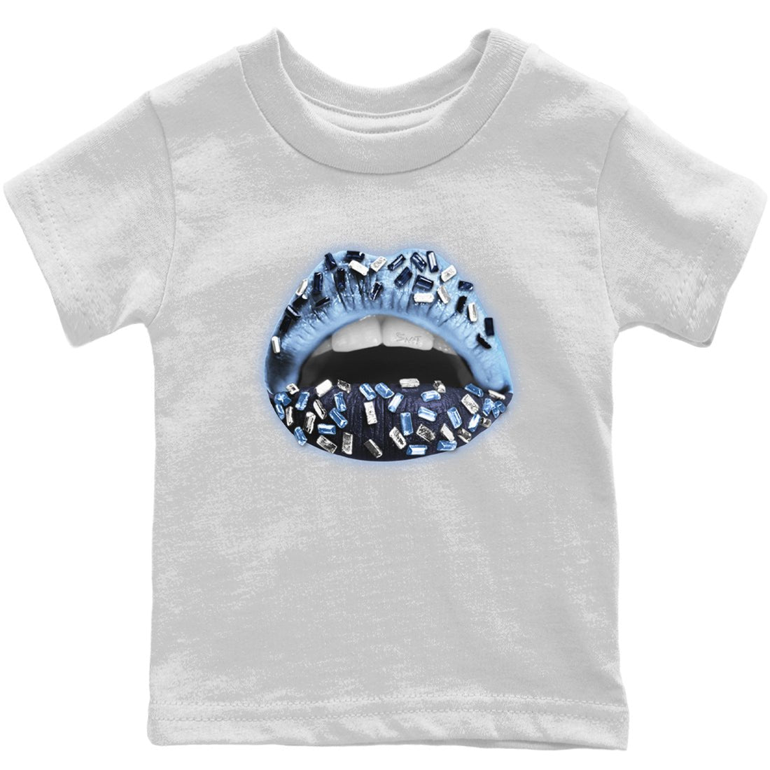 Lips Jewel Kids Tops - Air Jordan 6 UNC