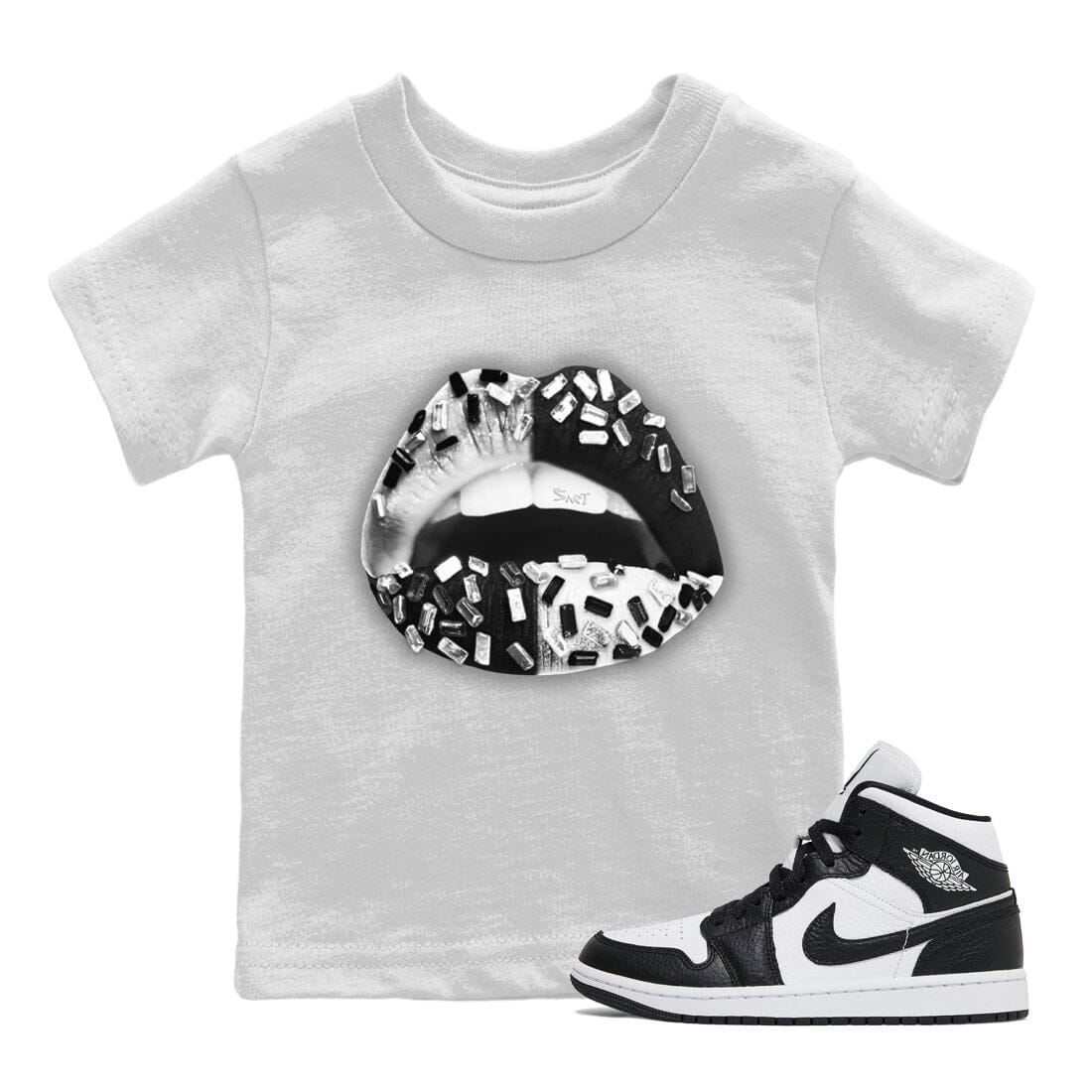 Lips Jewel Kids Tops - Air Jordan 1 Homage