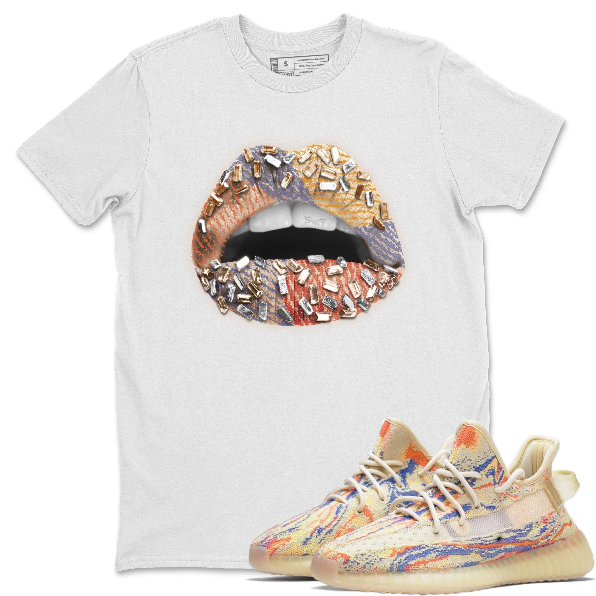 Lips Jewel Unisex Tops - Yeezy 350 MX Oat
