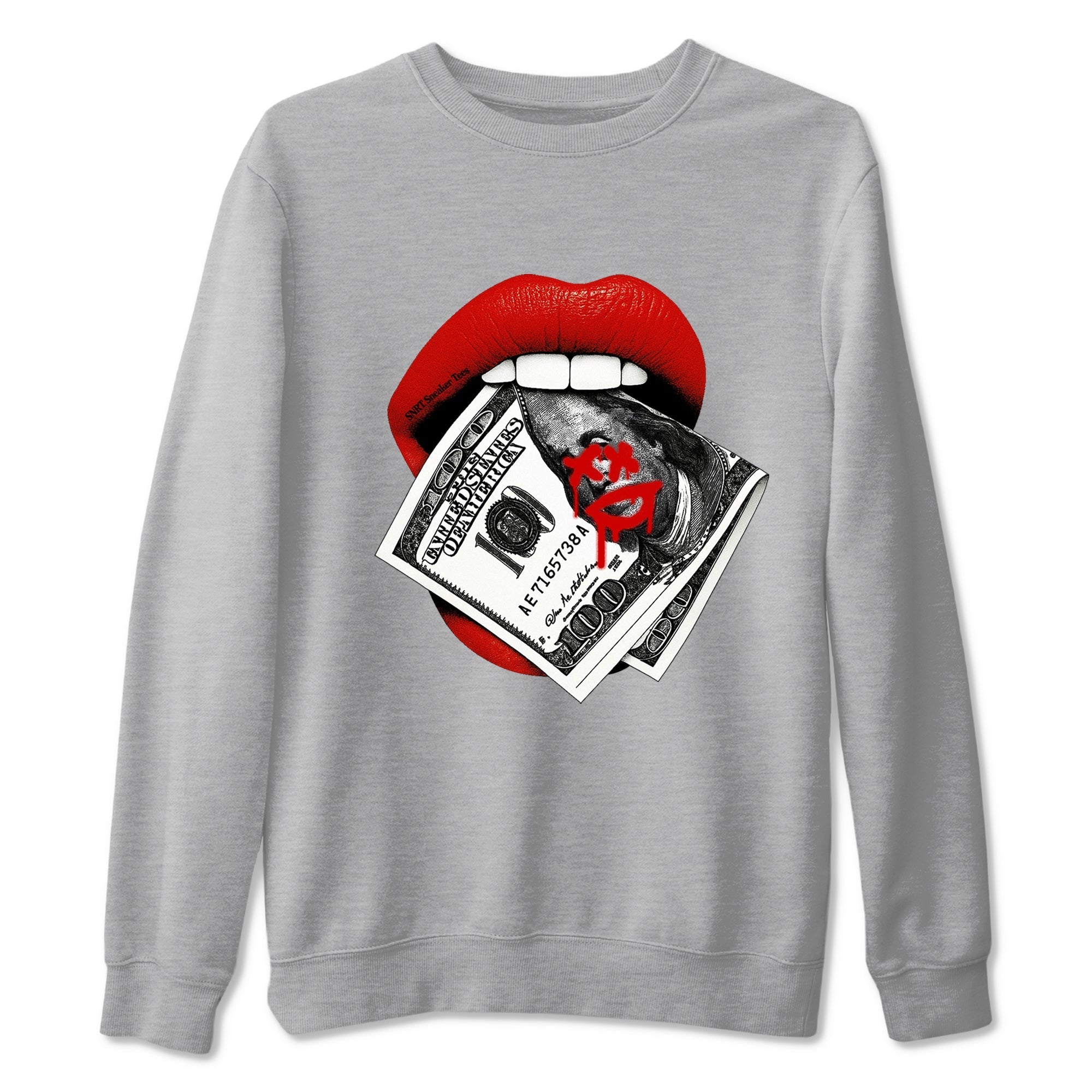 Lips Money snkmatch Tees - Air Jordan 11 Bred