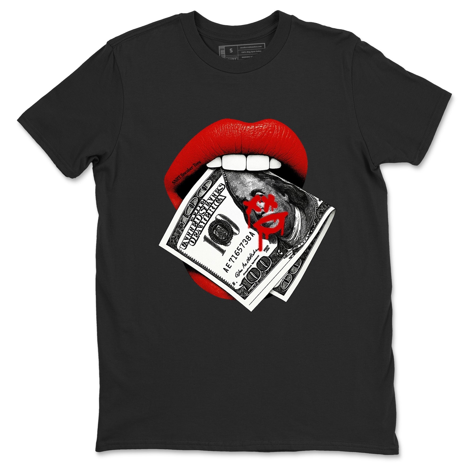 Lips Money snkmatch Tees - Air Jordan 11 Bred