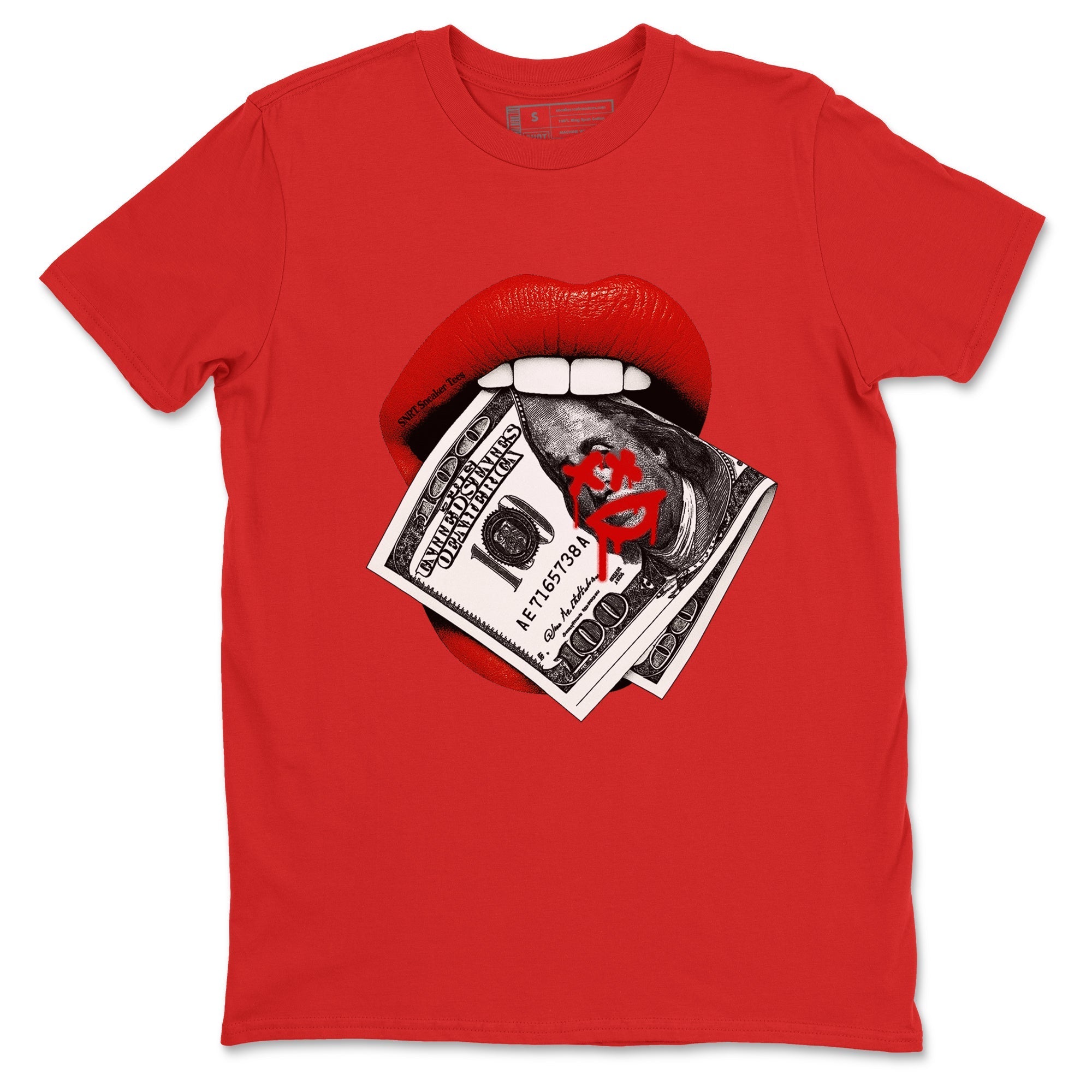 Lips Money snkmatch Tees - Air Jordan 11 Bred