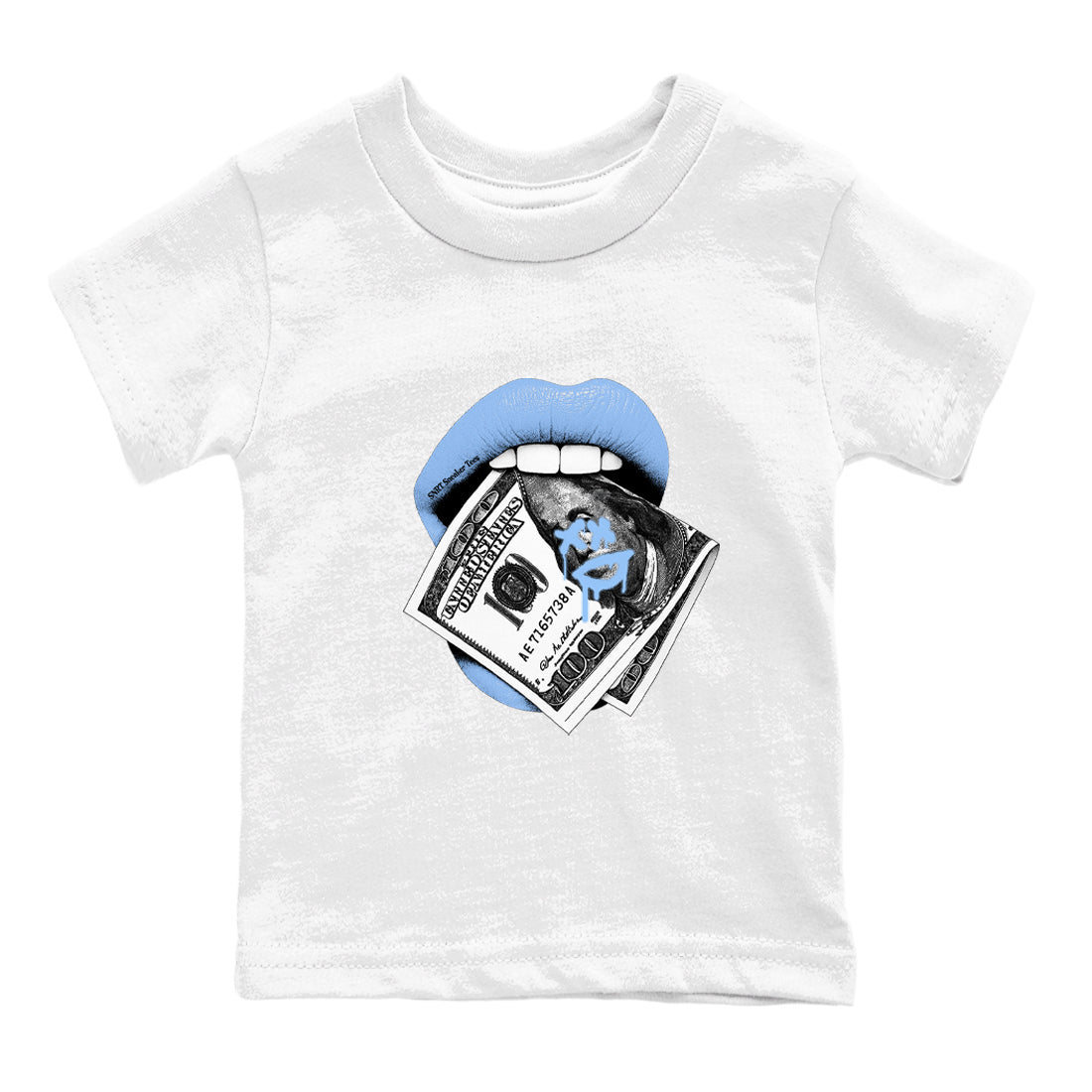 Lips Money snkmatch Tees Kids - Air Jordan 4 Forget Me Not