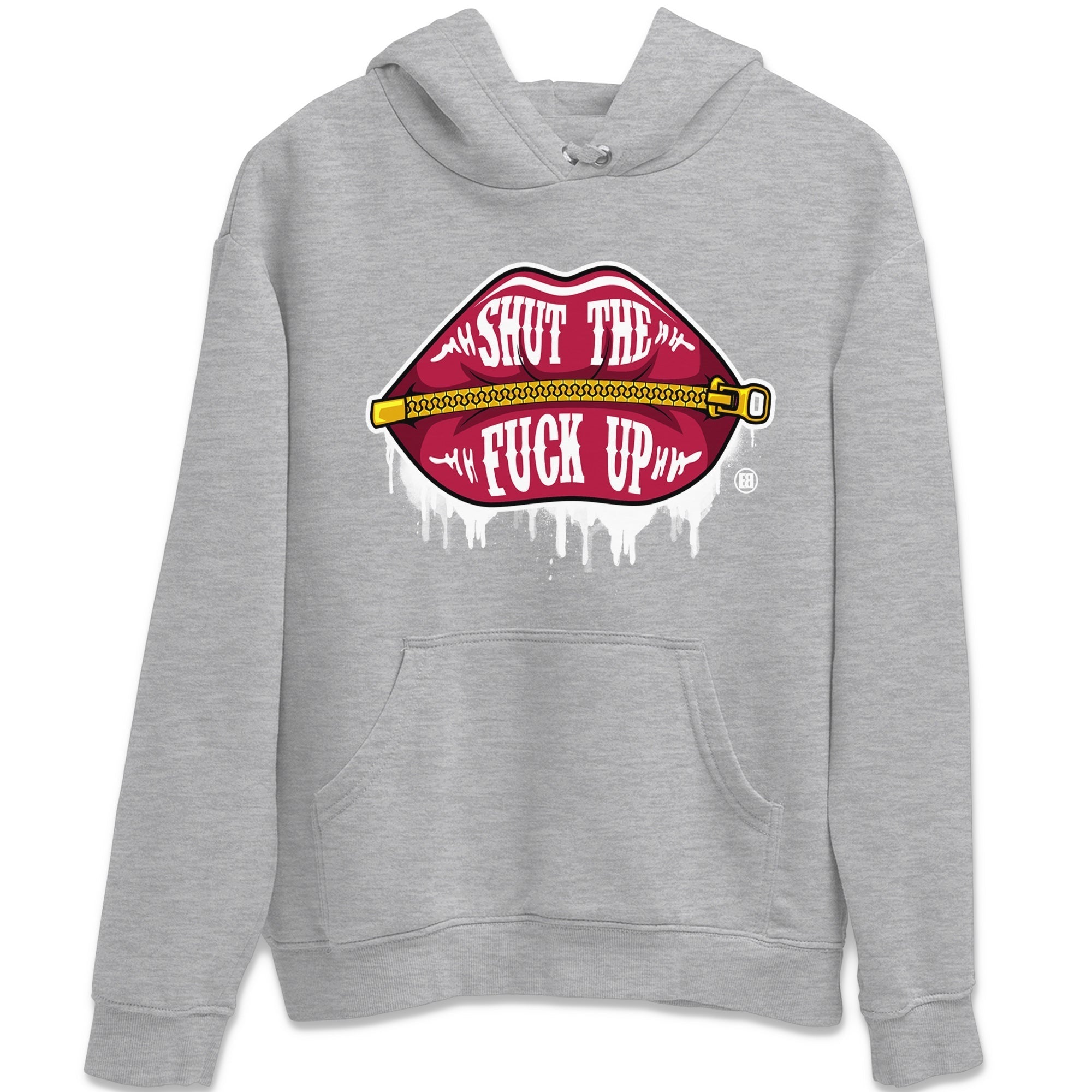 Lips Zipper Unisex Tops - Air Jordan 3 Cardinal