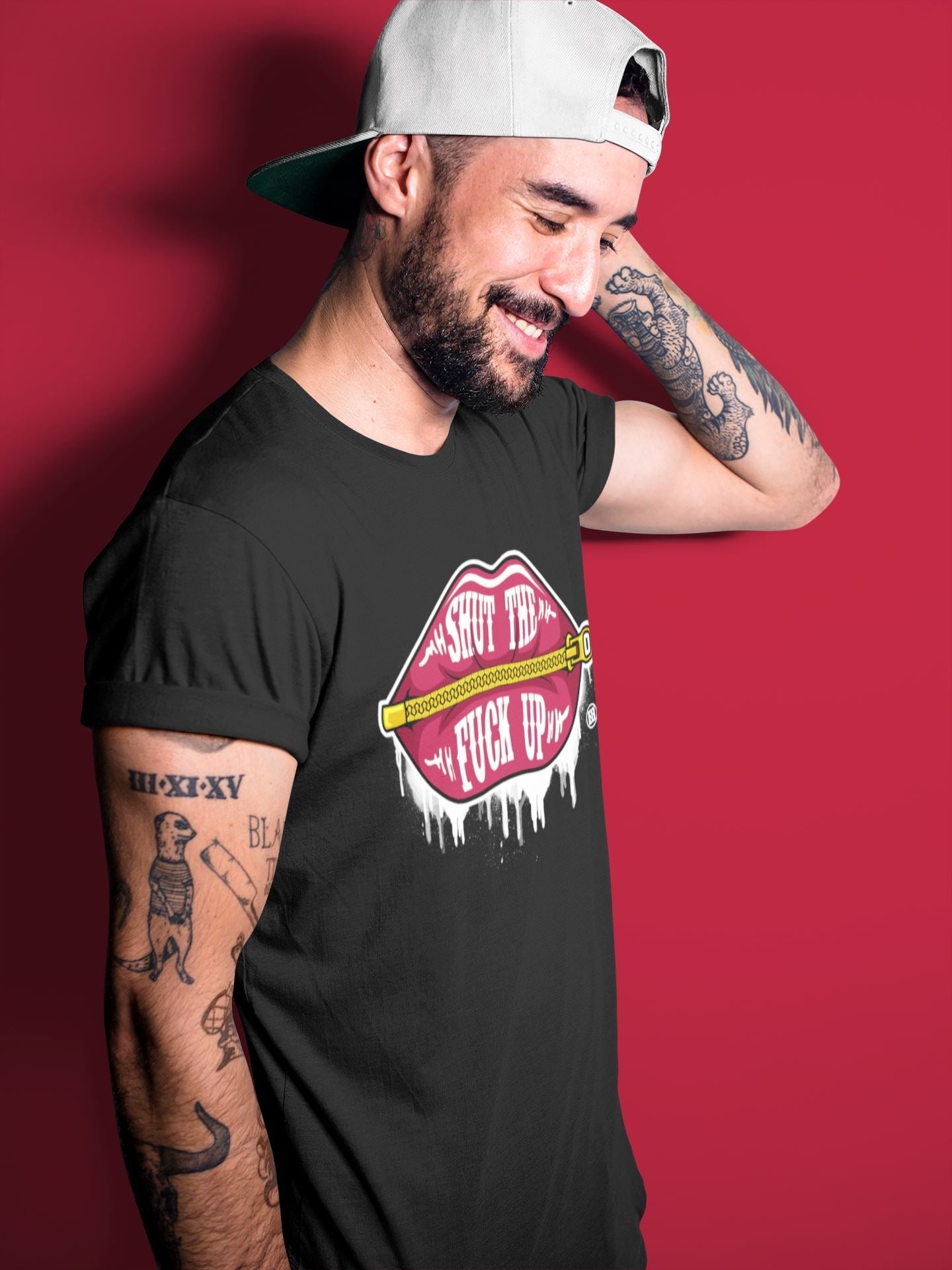 Lips Zipper Unisex Tops - Air Jordan 3 Cardinal