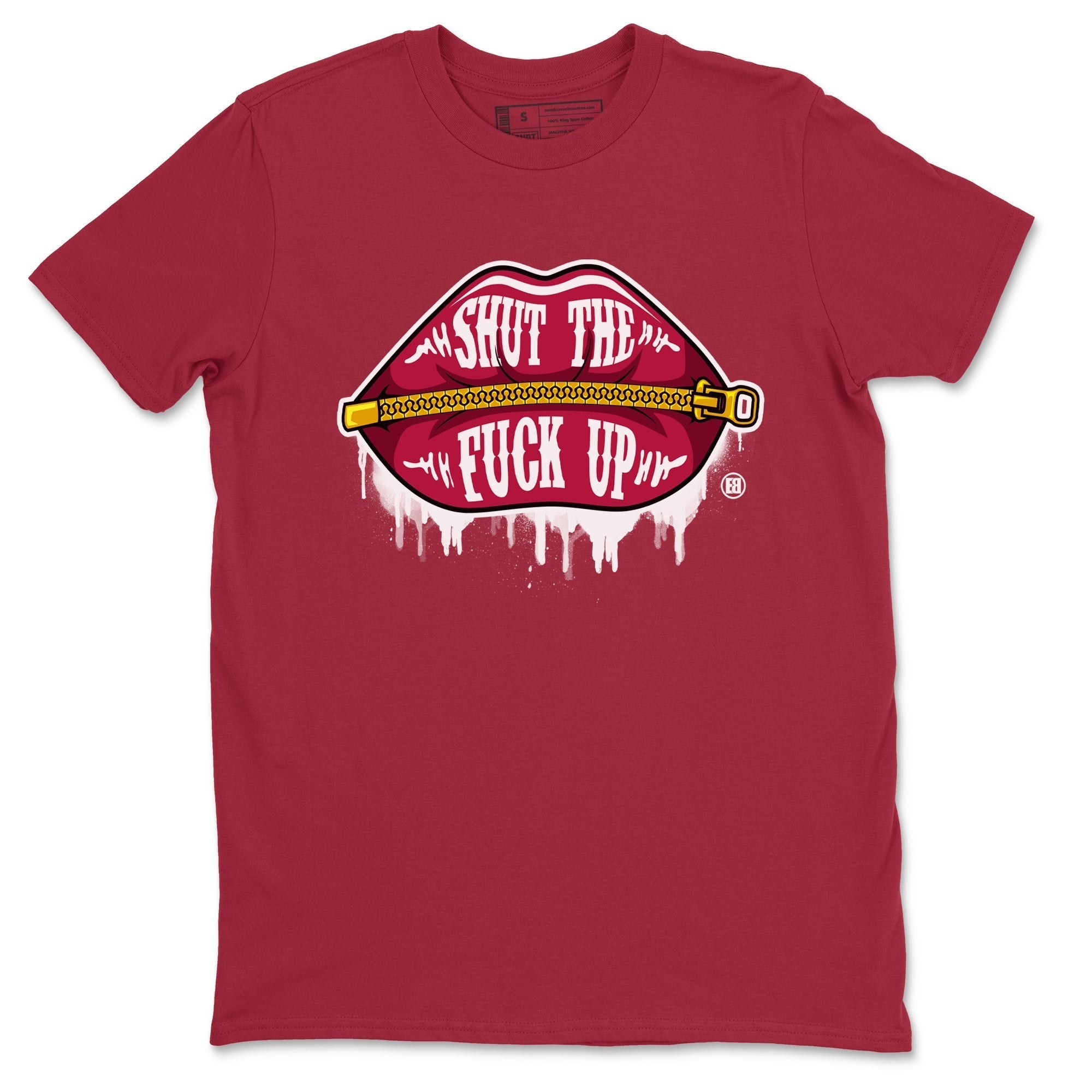 Lips Zipper Unisex Tops - Air Jordan 3 Cardinal