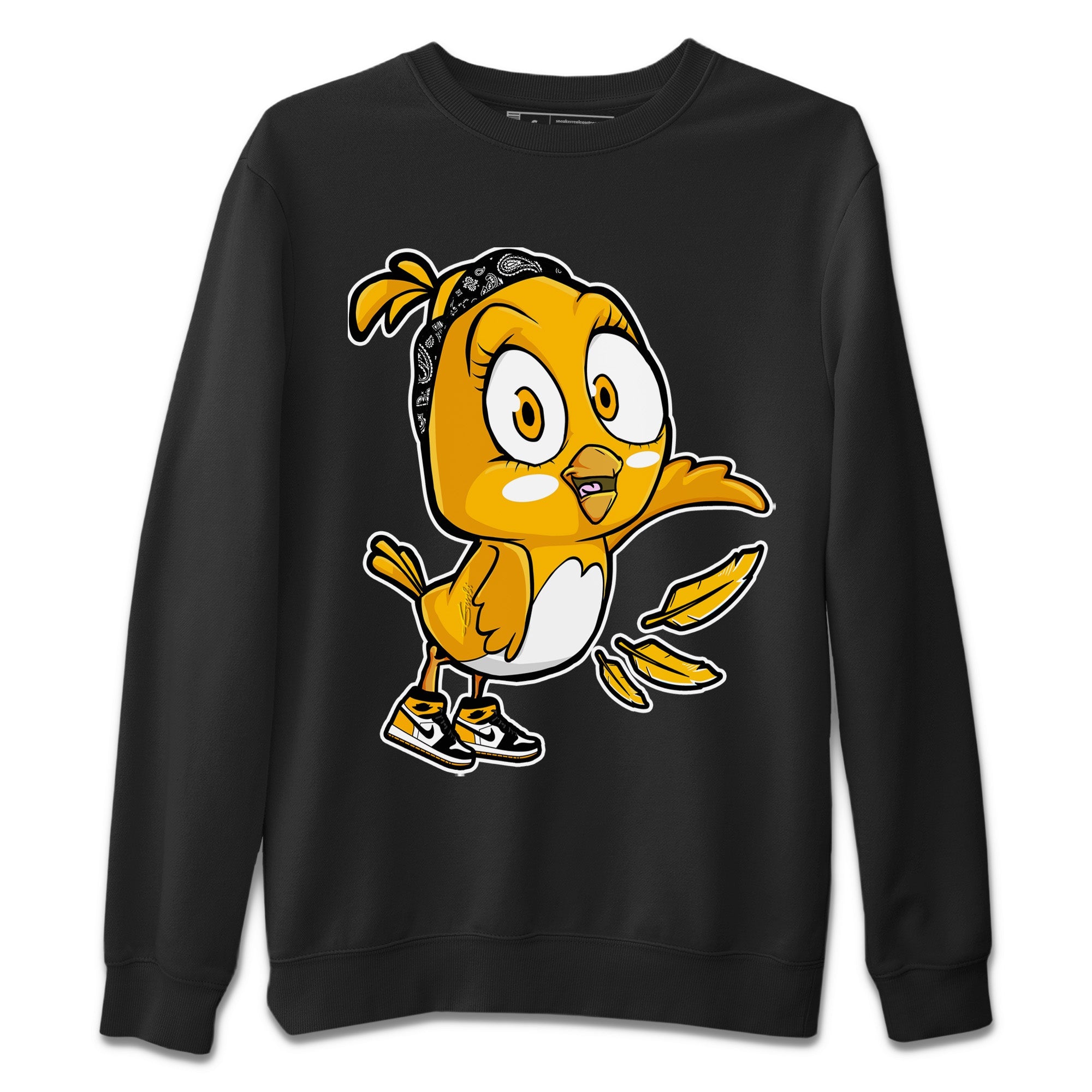 Little Birds Unisex Tops - Air Jordan 1 Yellow Toe